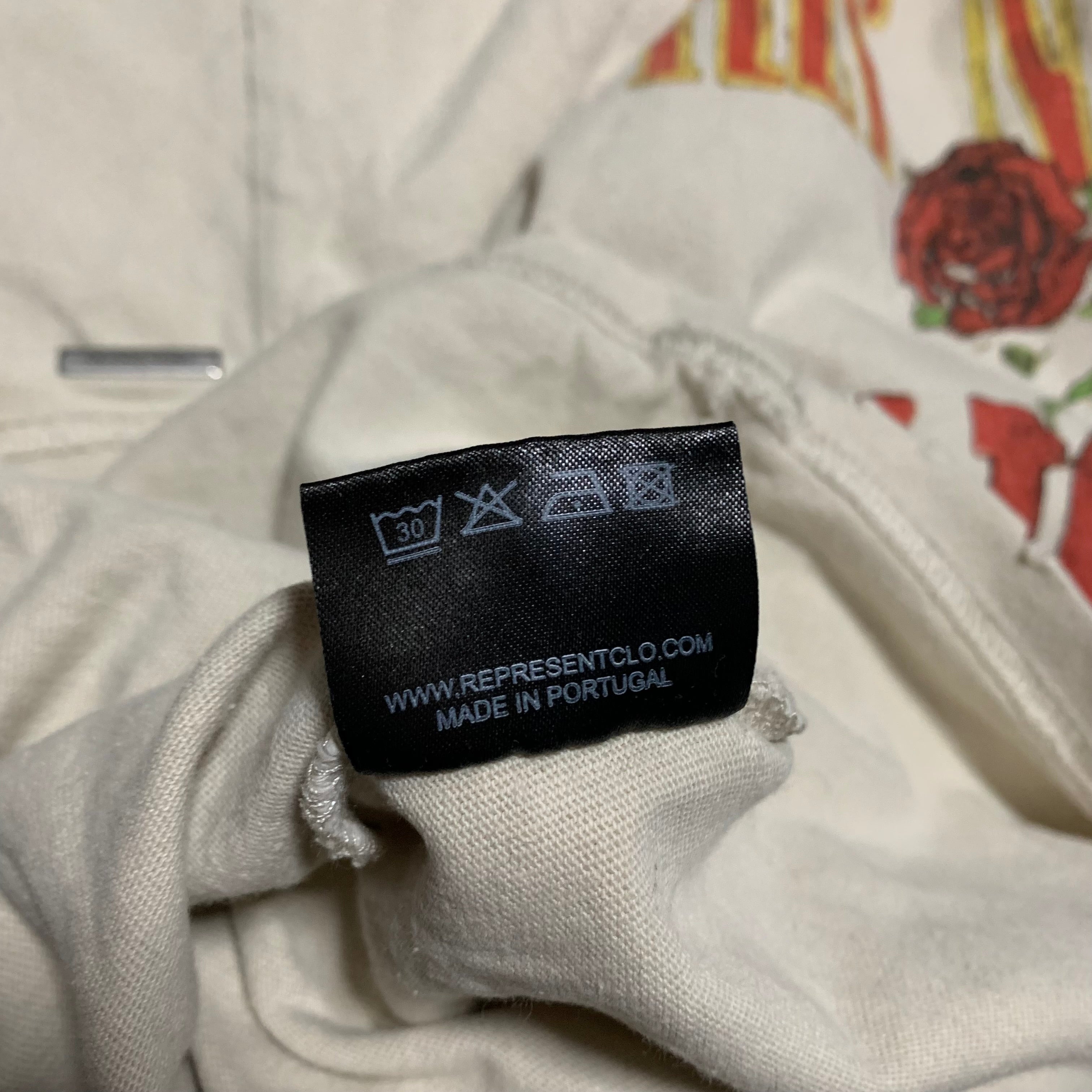 Represent Large Rep N Resent Vintage White Tee