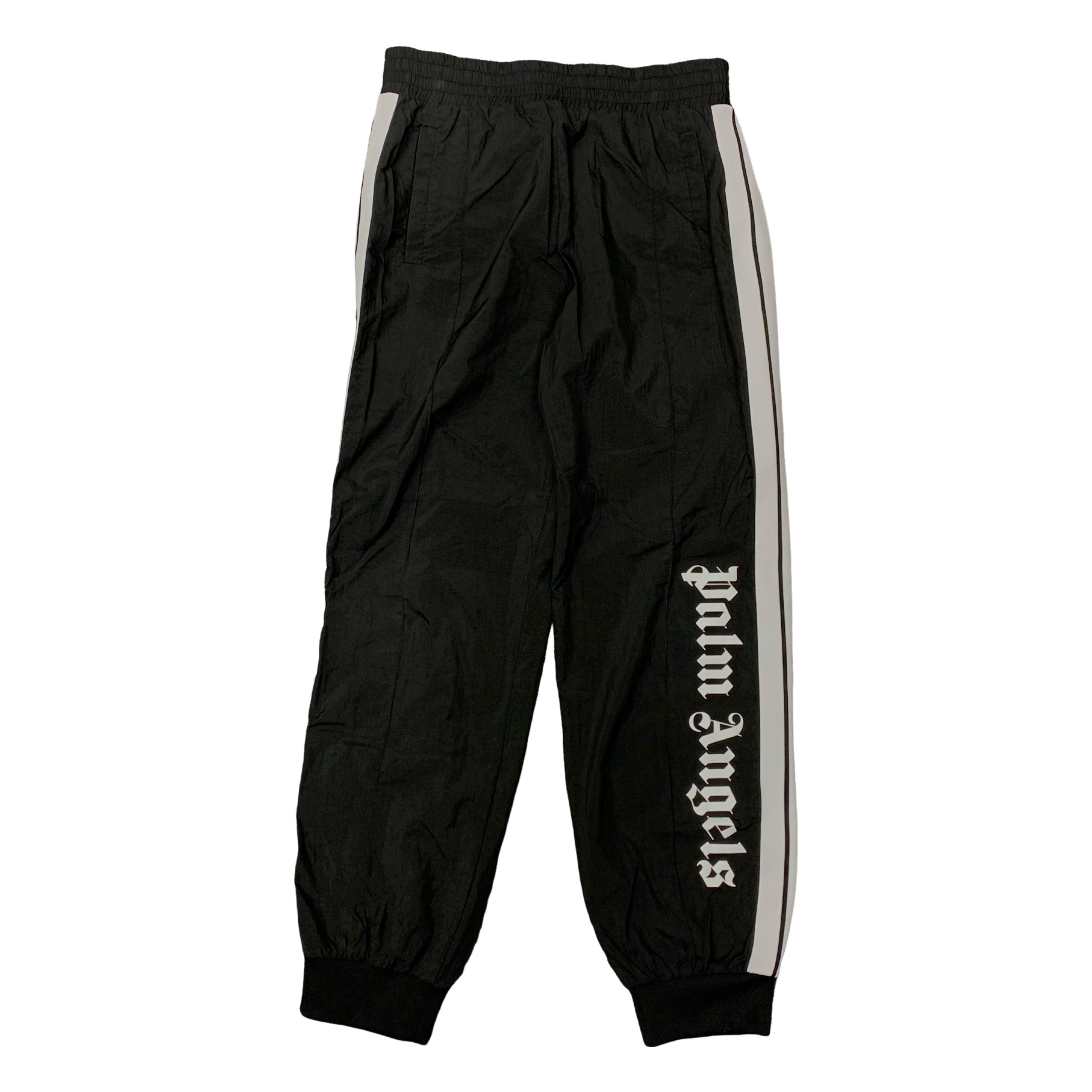 Palm Angels Medium Track Pants Black Stripe Bottoms