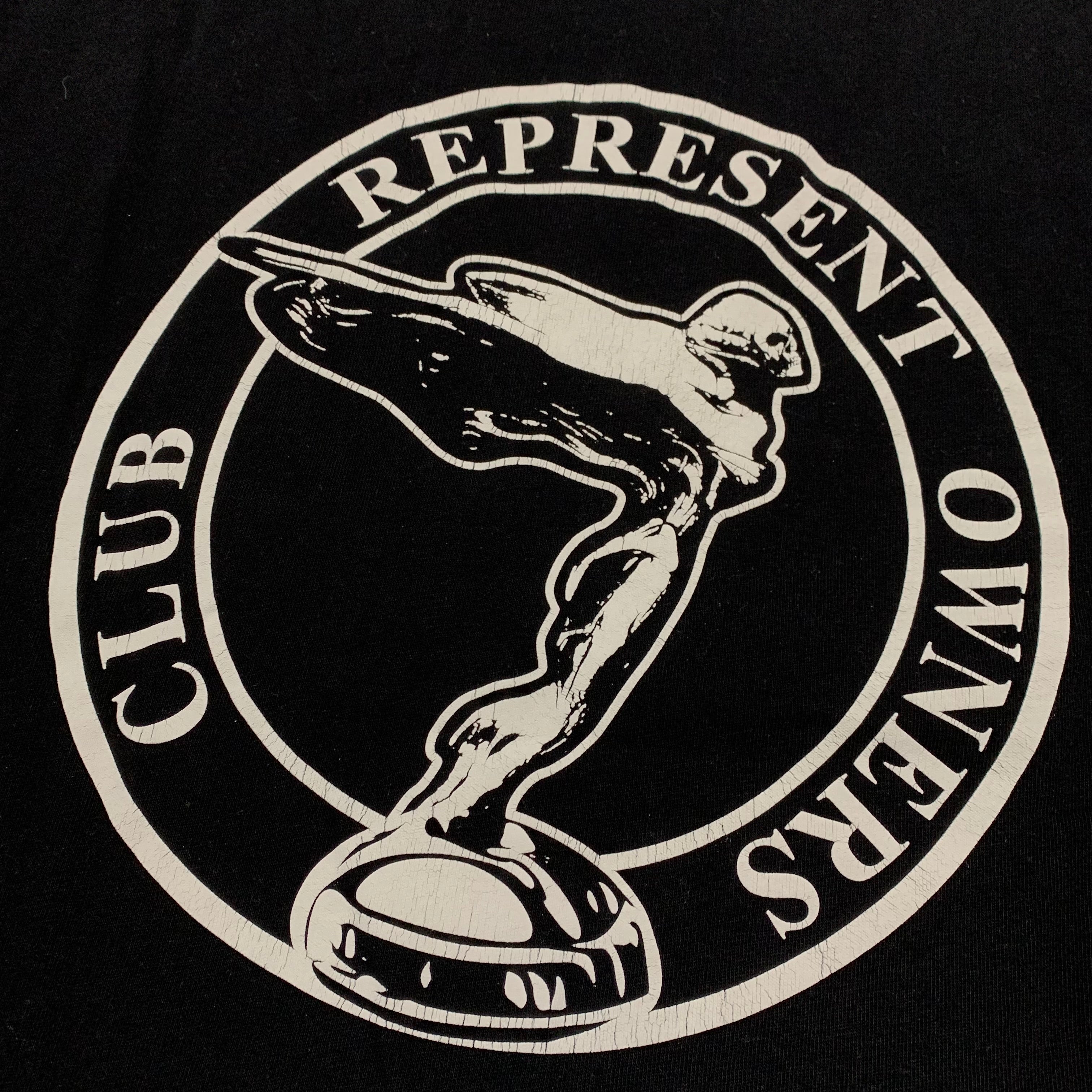 Represent Medium Owners Club Angel Jet Black Tee