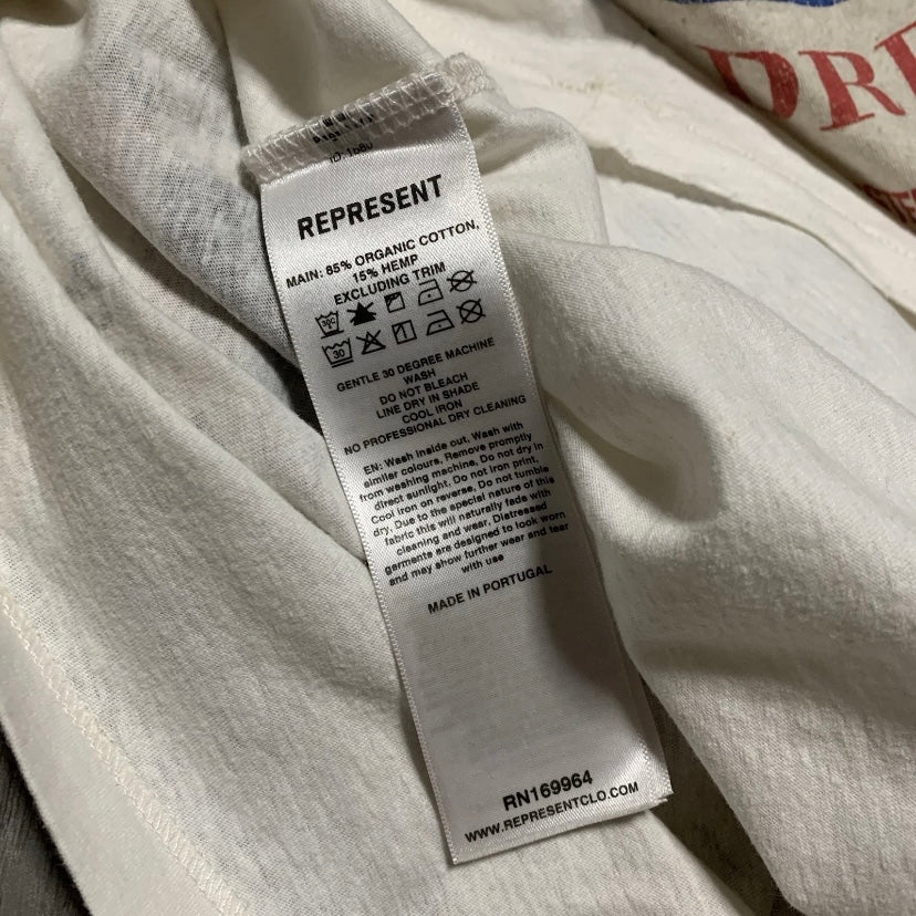 Represent XL Tee Dream On Tour Ecru White T-Shirt