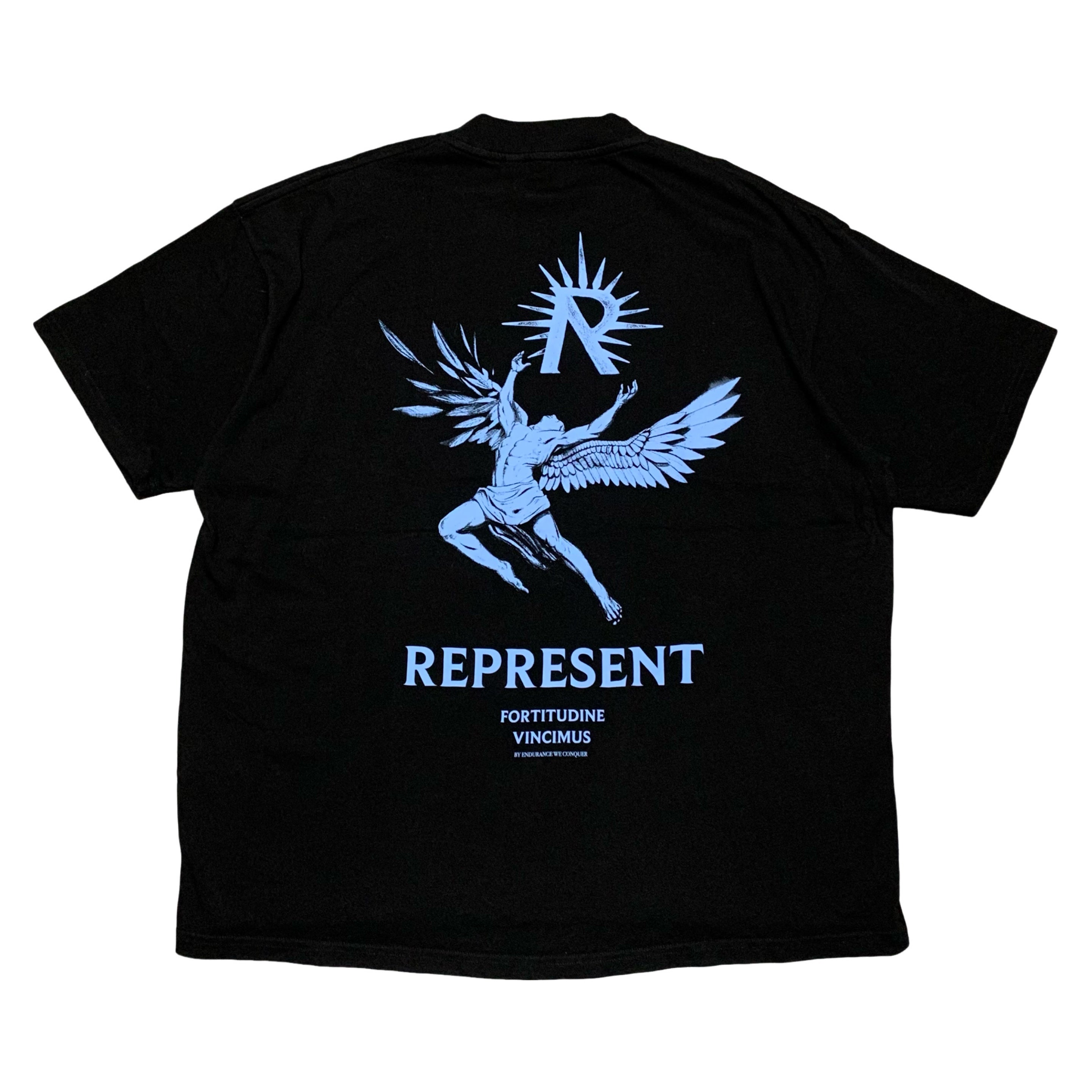 Represent XL Icarus Jet Black Tee Coggles Limited Edition