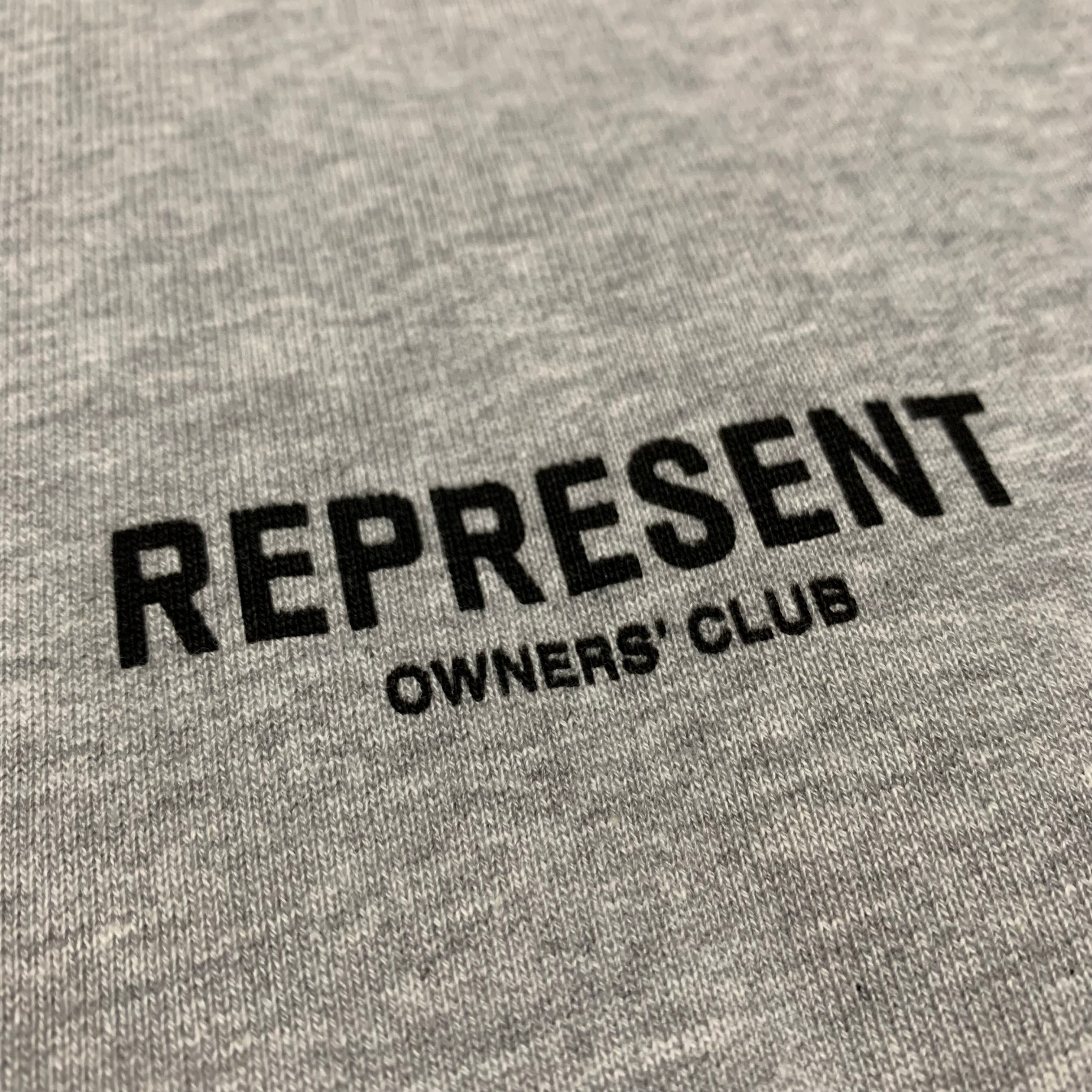 Represent Medium Owners Club Ash Grey Sweater Sweatshirt Crewneck
