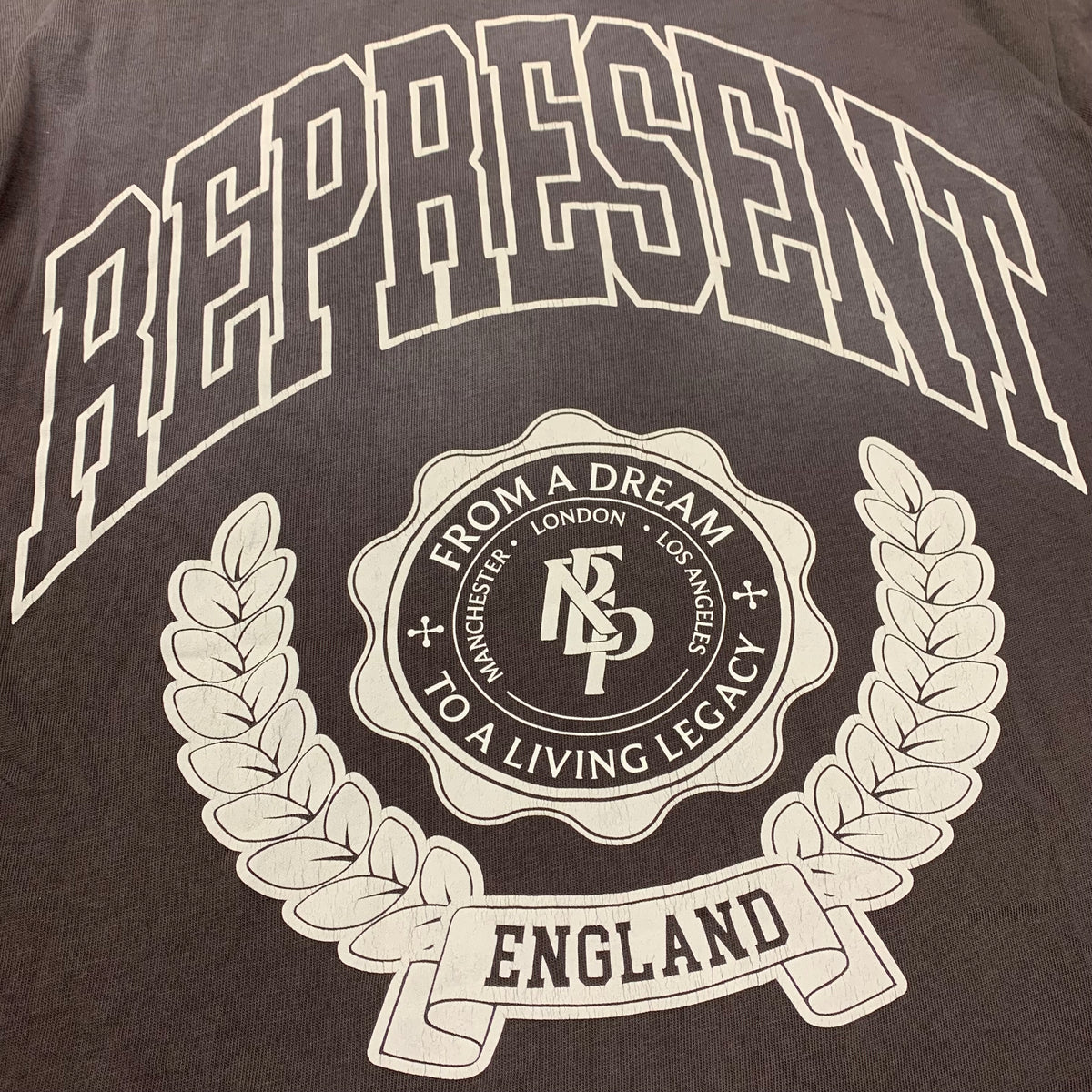 Represent XXS Tee Legacy Crest Nero Brown T-Shirt