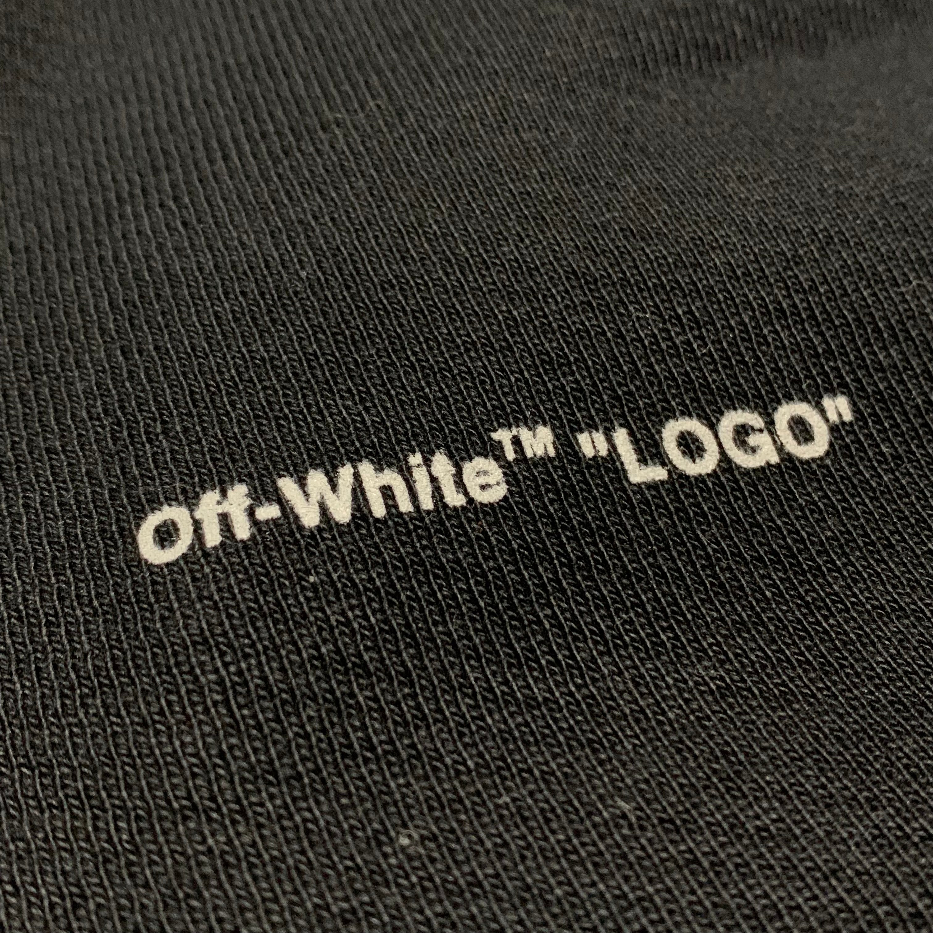 Off White Large Shorts Logo Black Shorts Bottoms Virgil Abloh