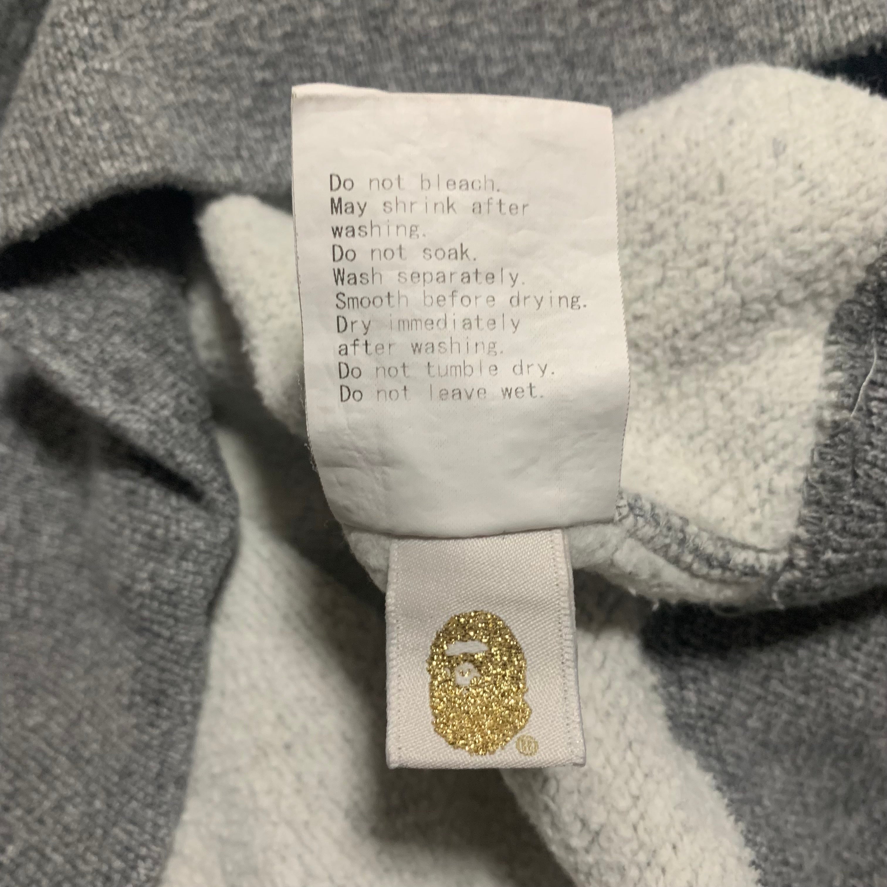 Bape Small Grey Sweatshirt Crewneck A Bathing Ape