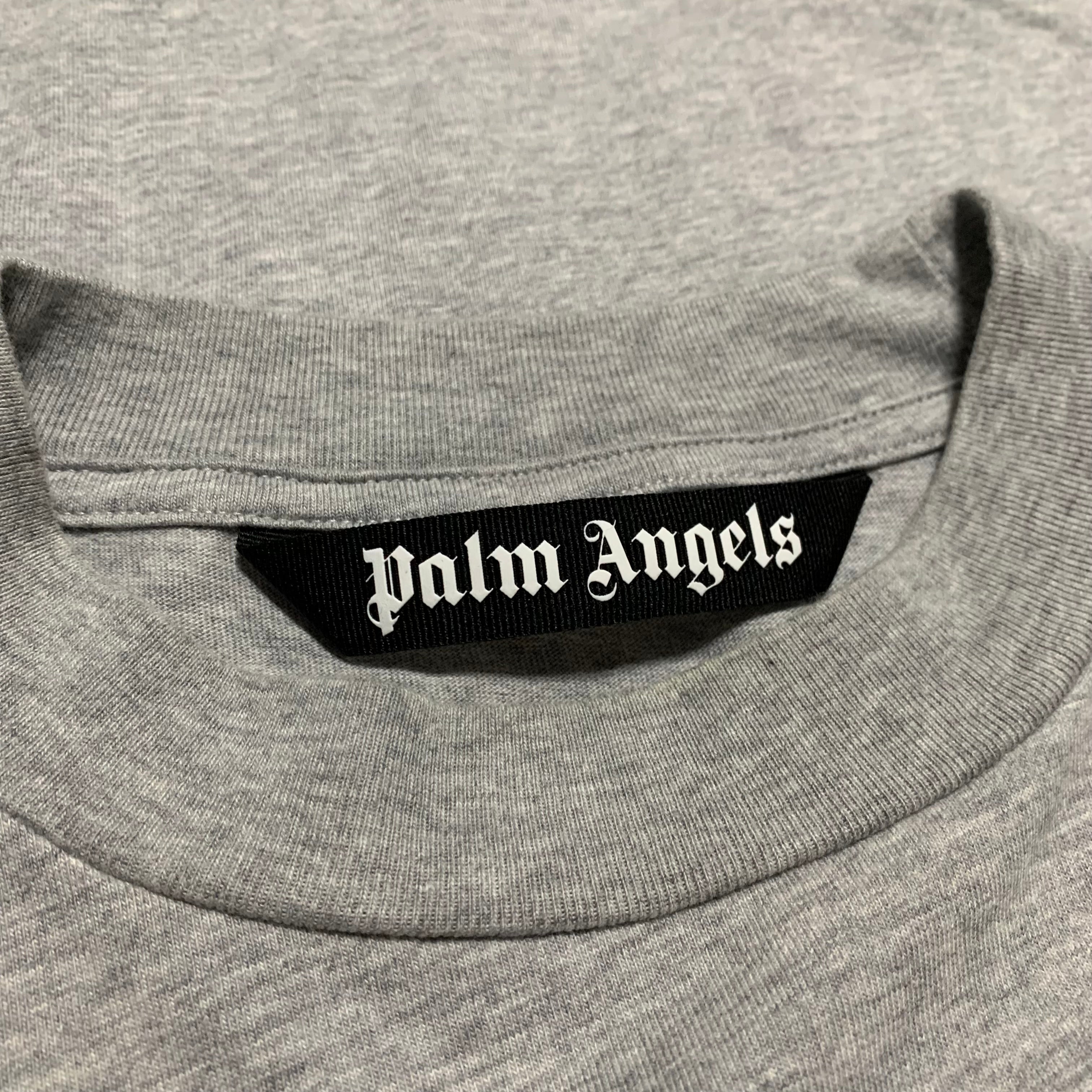 Palm Angels Medium Bear Classic Grey Tee