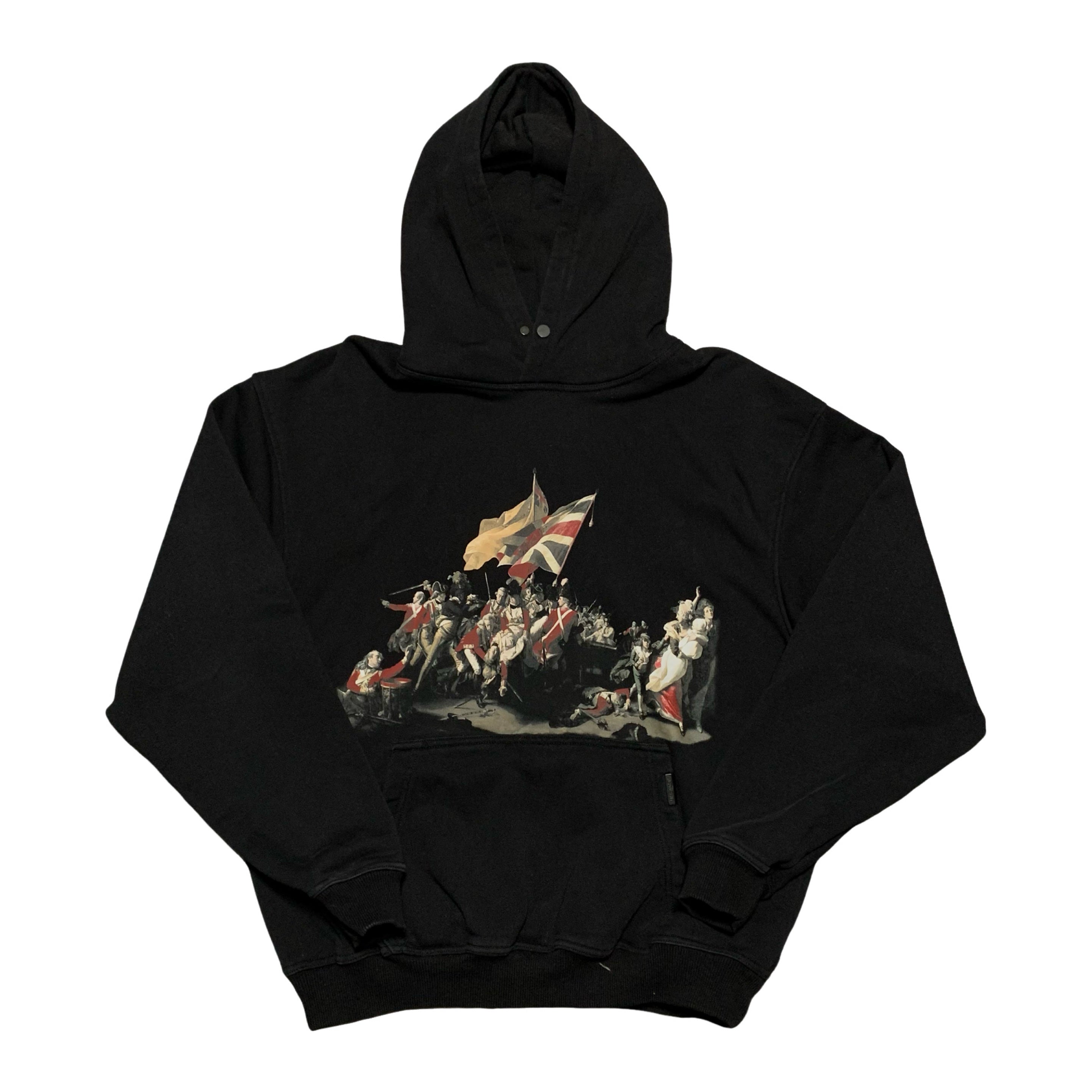 Represent Medium British Archive Graphic Black Hoodie