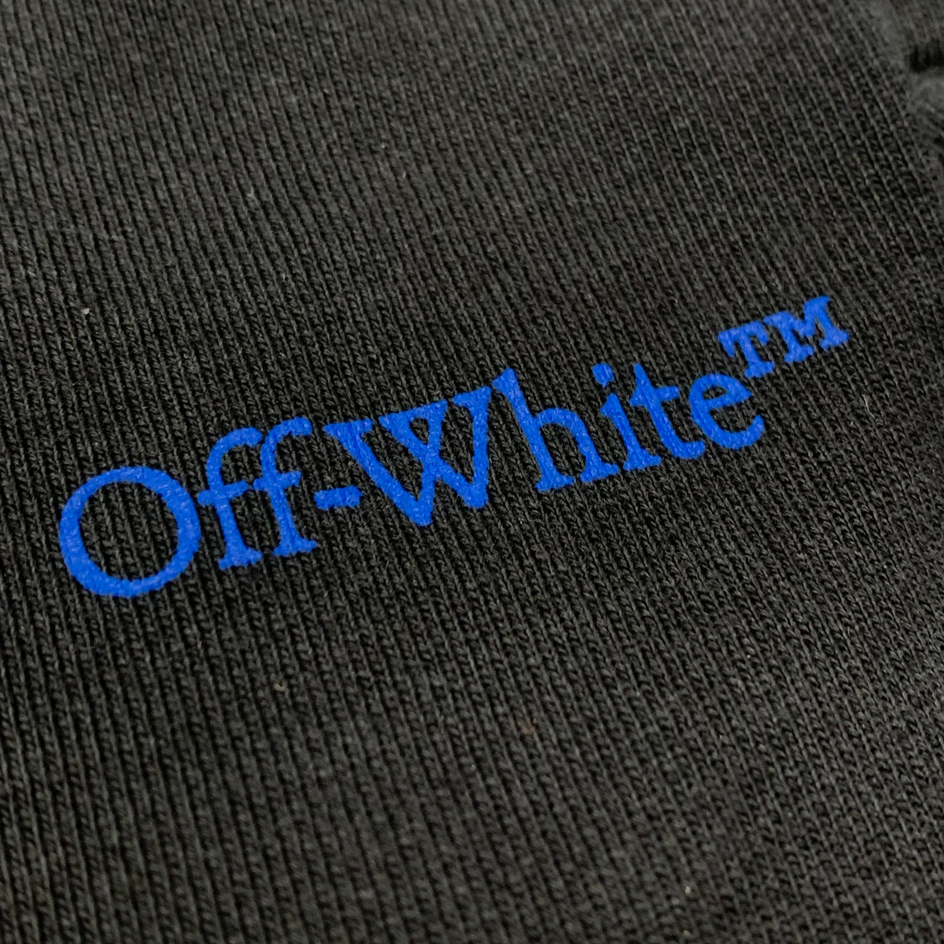 Off White Small Bottoms Arrows Graphic Black Sweatpants Bottoms Virgil Abloh