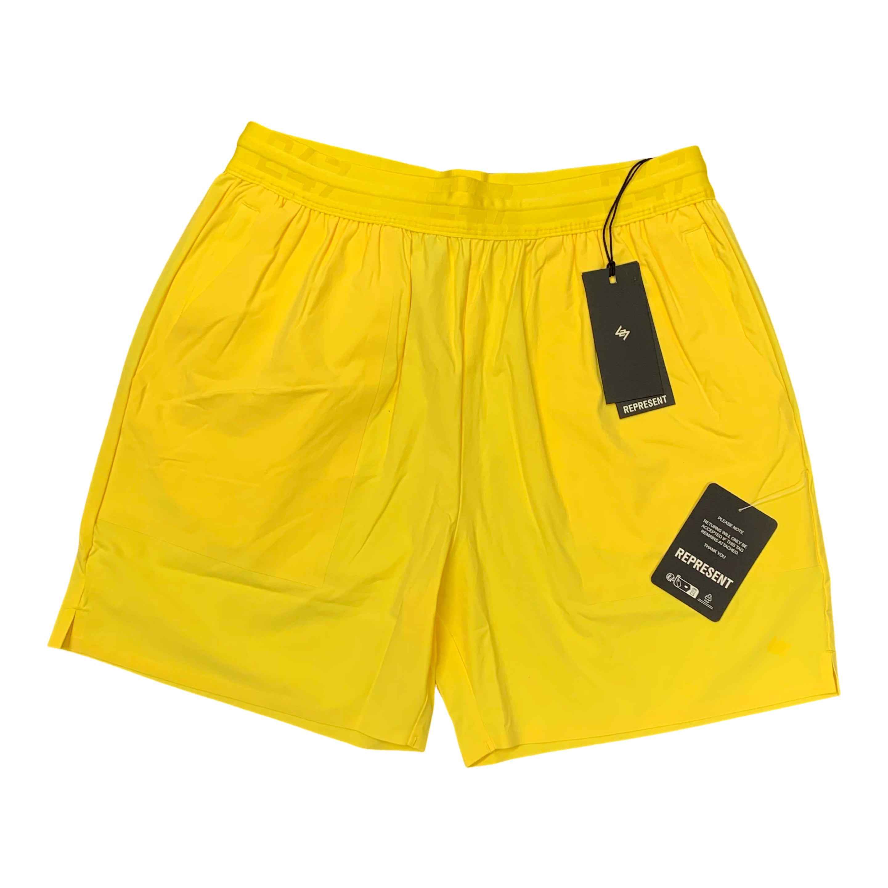 Represent Medium Shorts Team 247 Fused Shorts Lemom Yellow