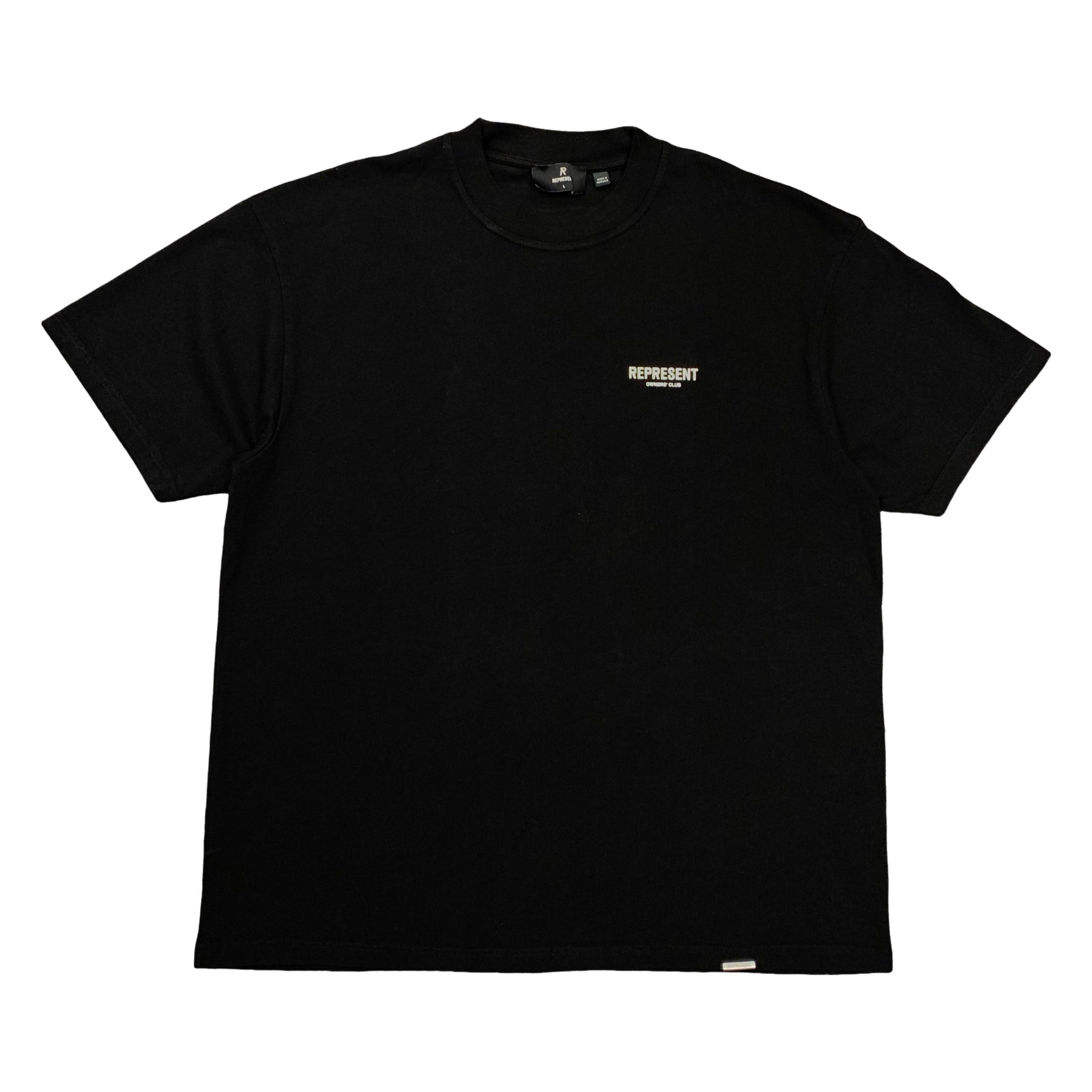 Represent Large Tee Owners Club Jet Black T-Shirt
