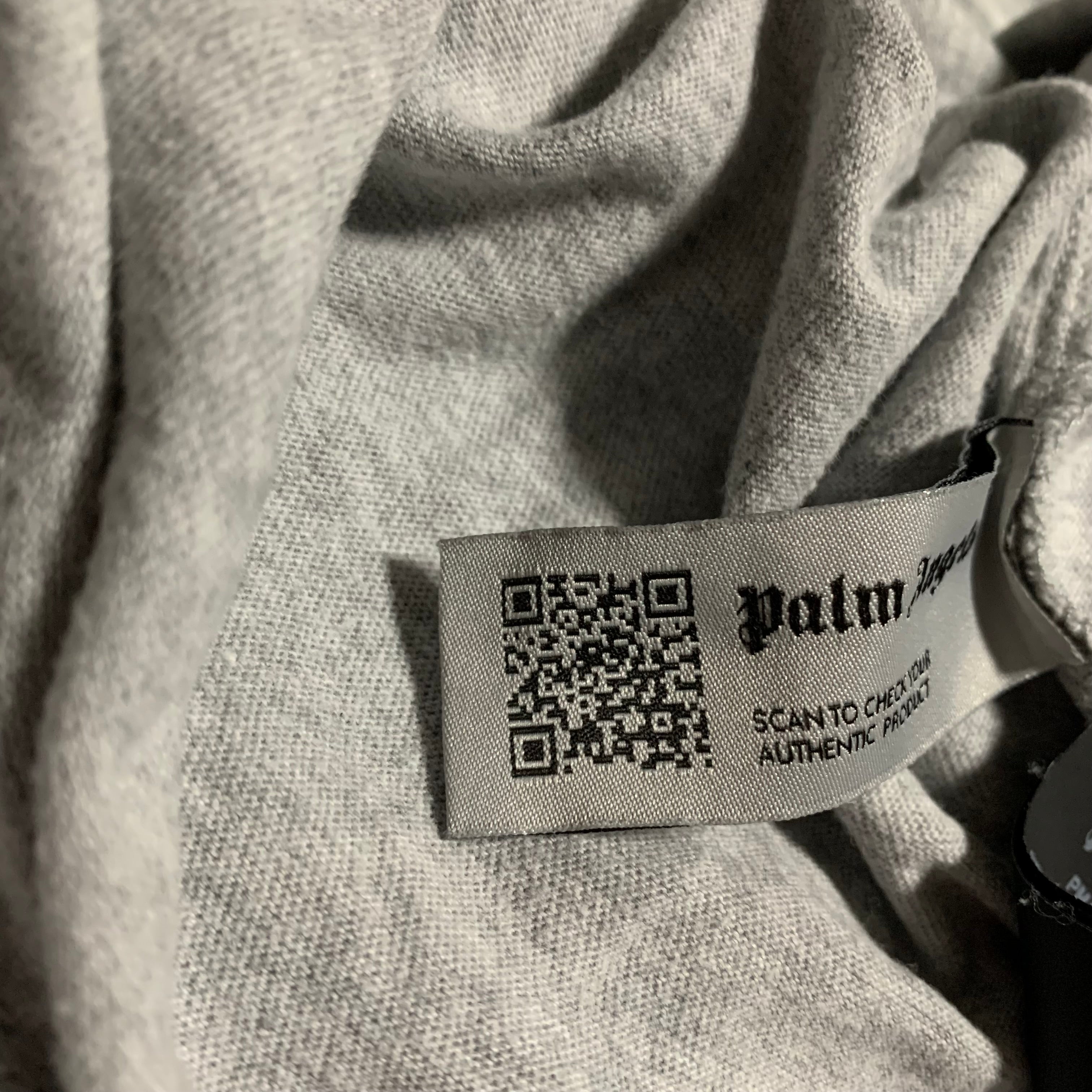 Palm Angels Small Classic Logo Grey Tee