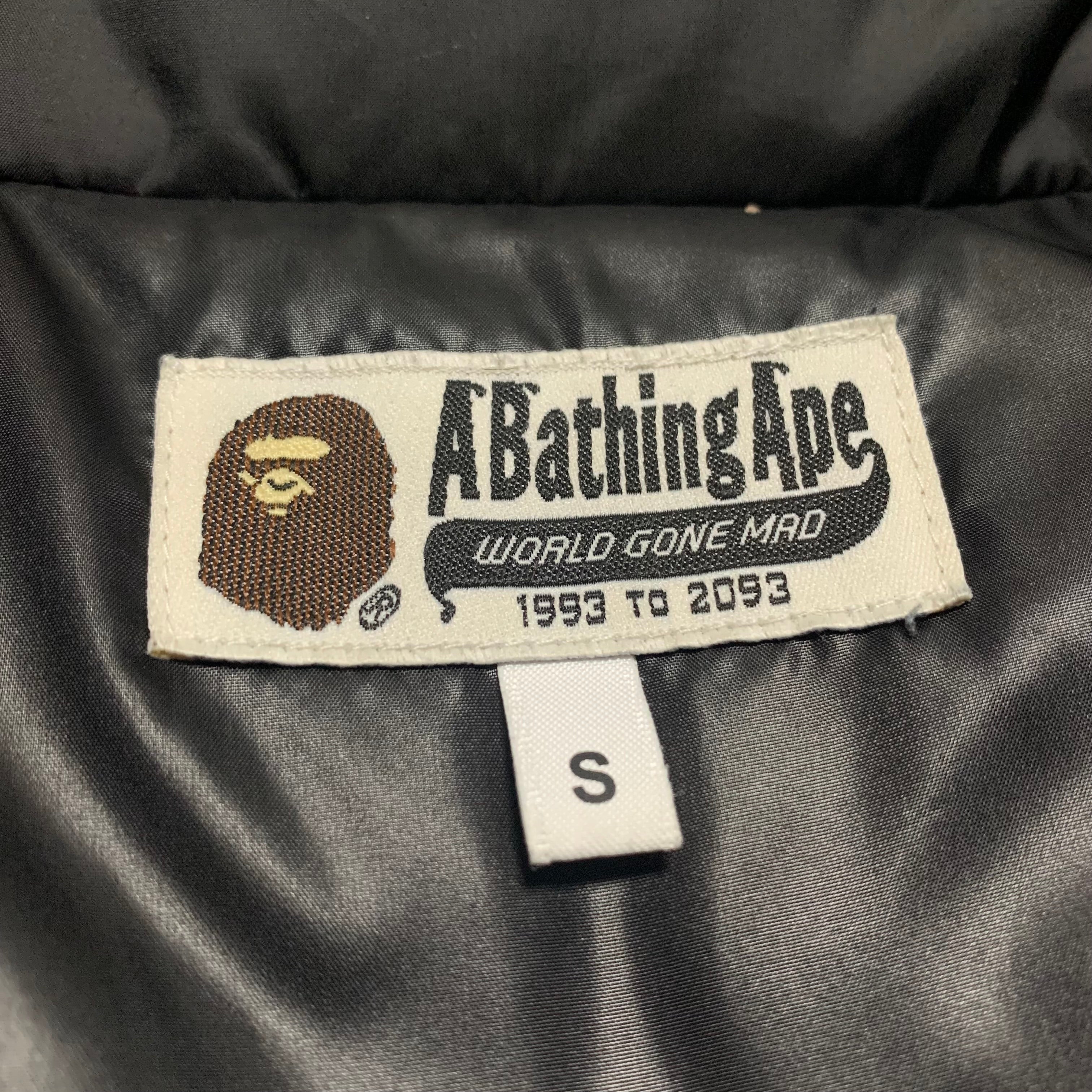 Bape Small Shark Snowboard Down Puffer Jacket Black A Bathing Ape 2022 (RRP £599)