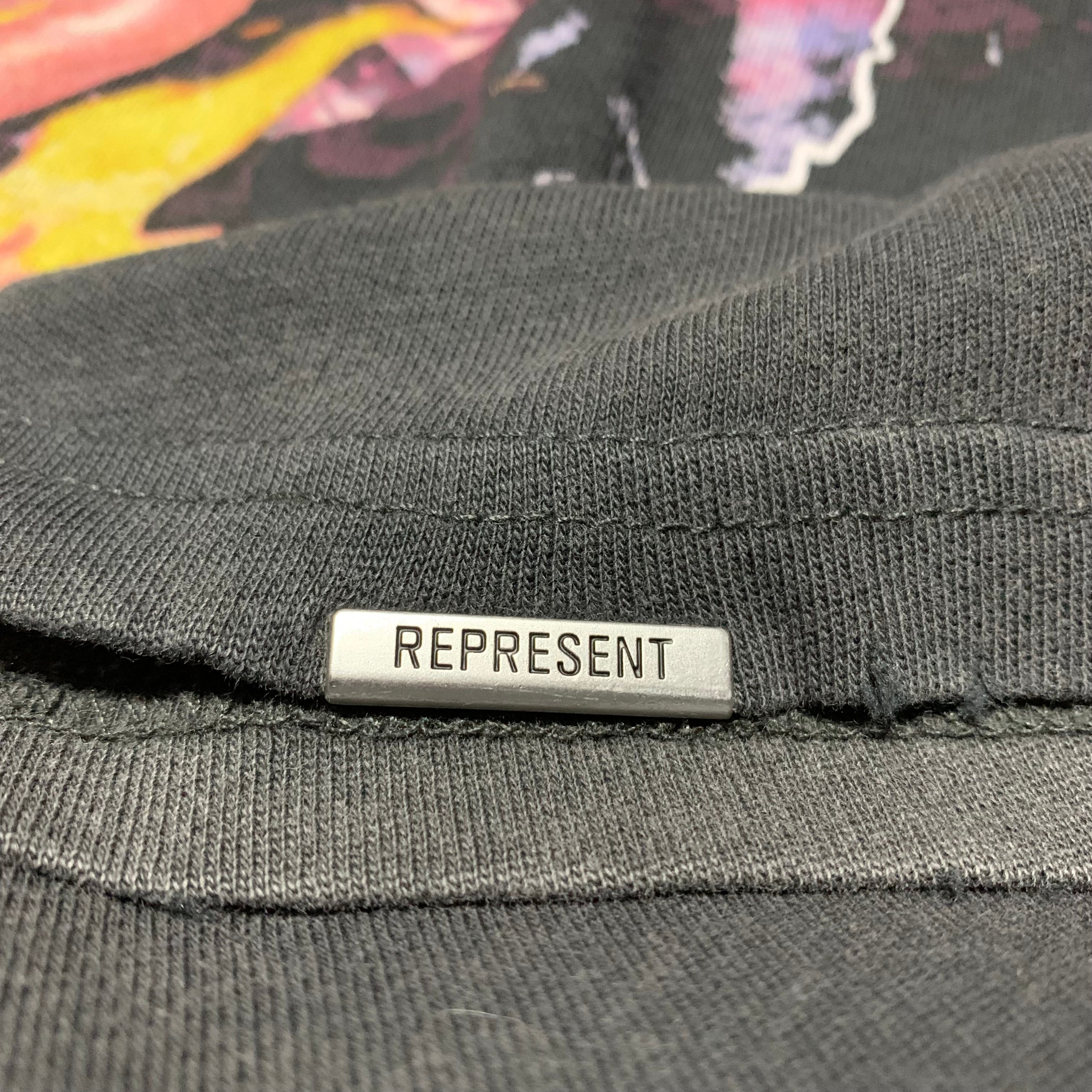 Represent XL Spirit Reaper Vintage Black Tee