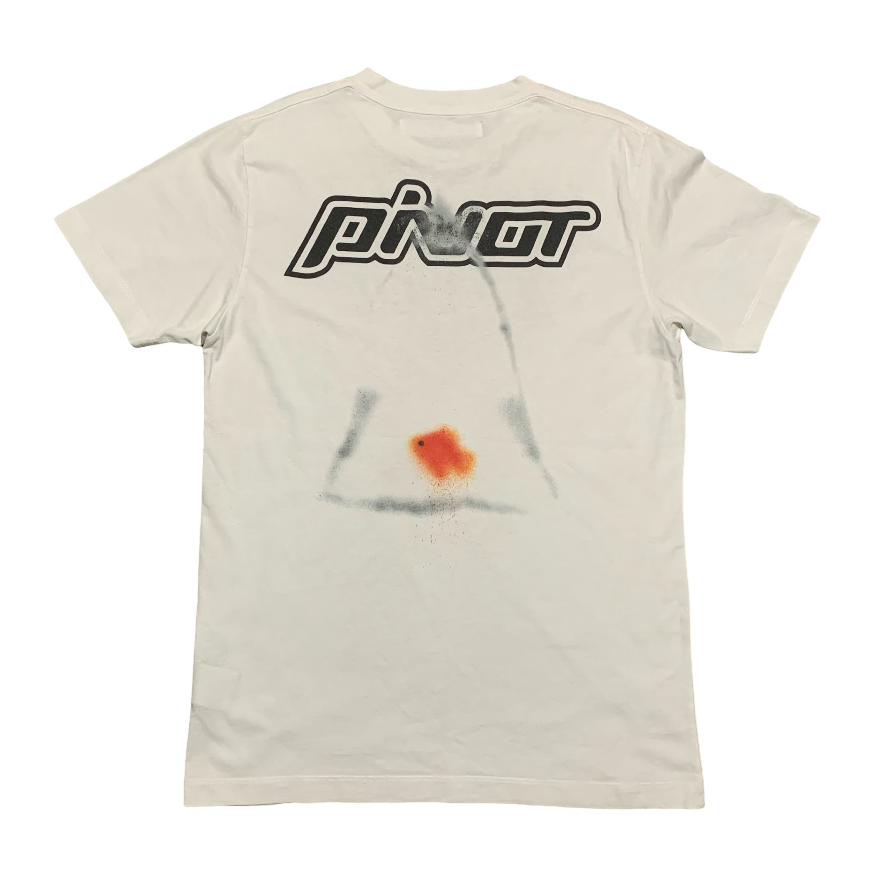 Off White Medium Plastic Fish White Tee Virgil Abloh