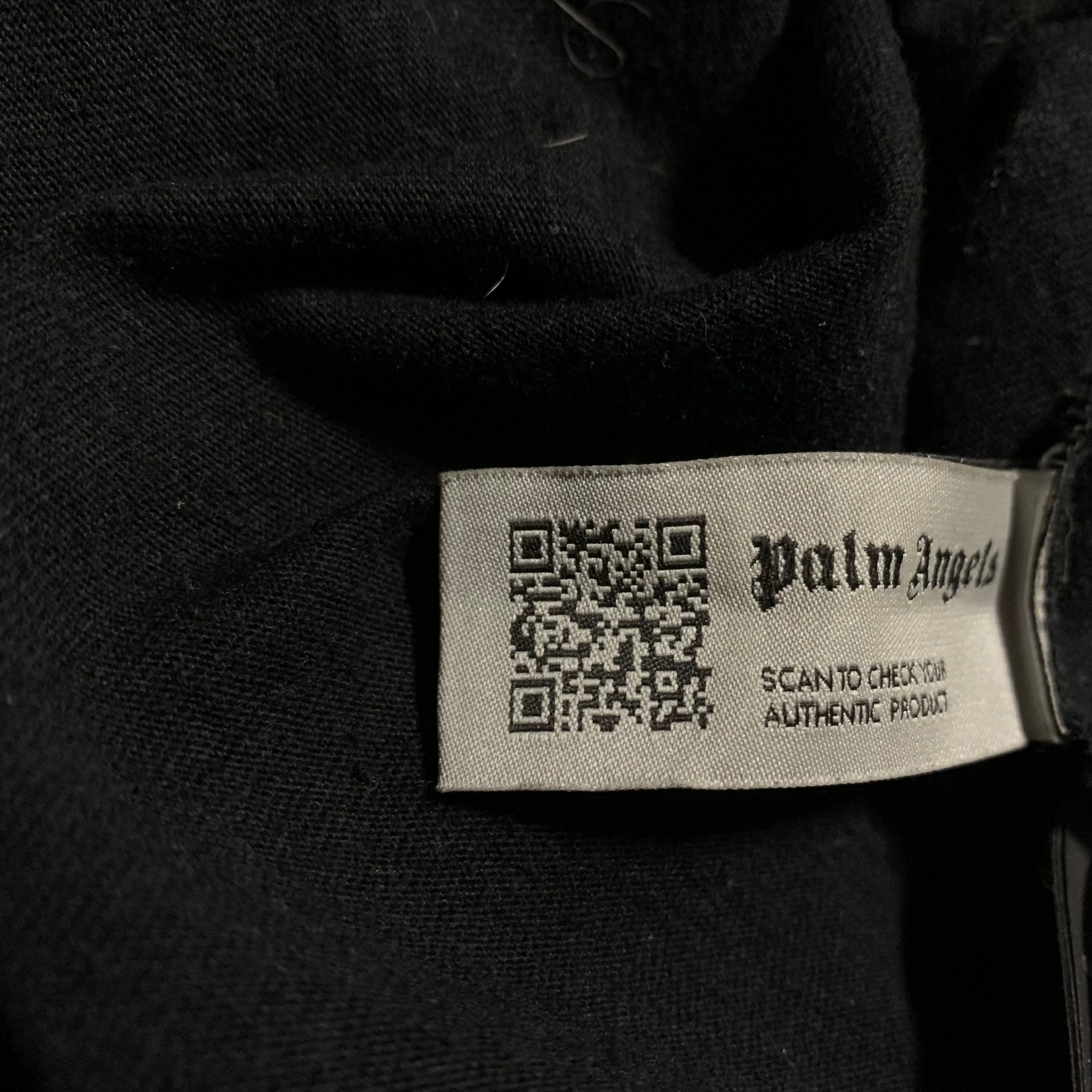 Palm Angels Medium Burning Head Black Tee