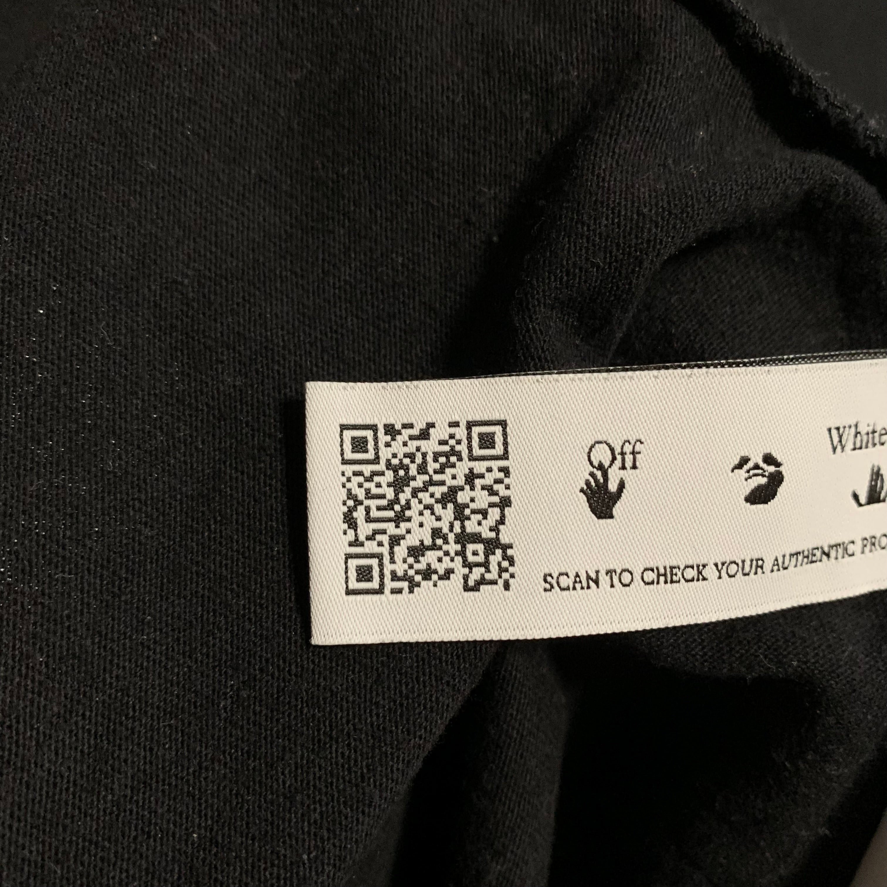 Off White XS Caravaggio Boy Arrows Black Tee Virgil Abloh