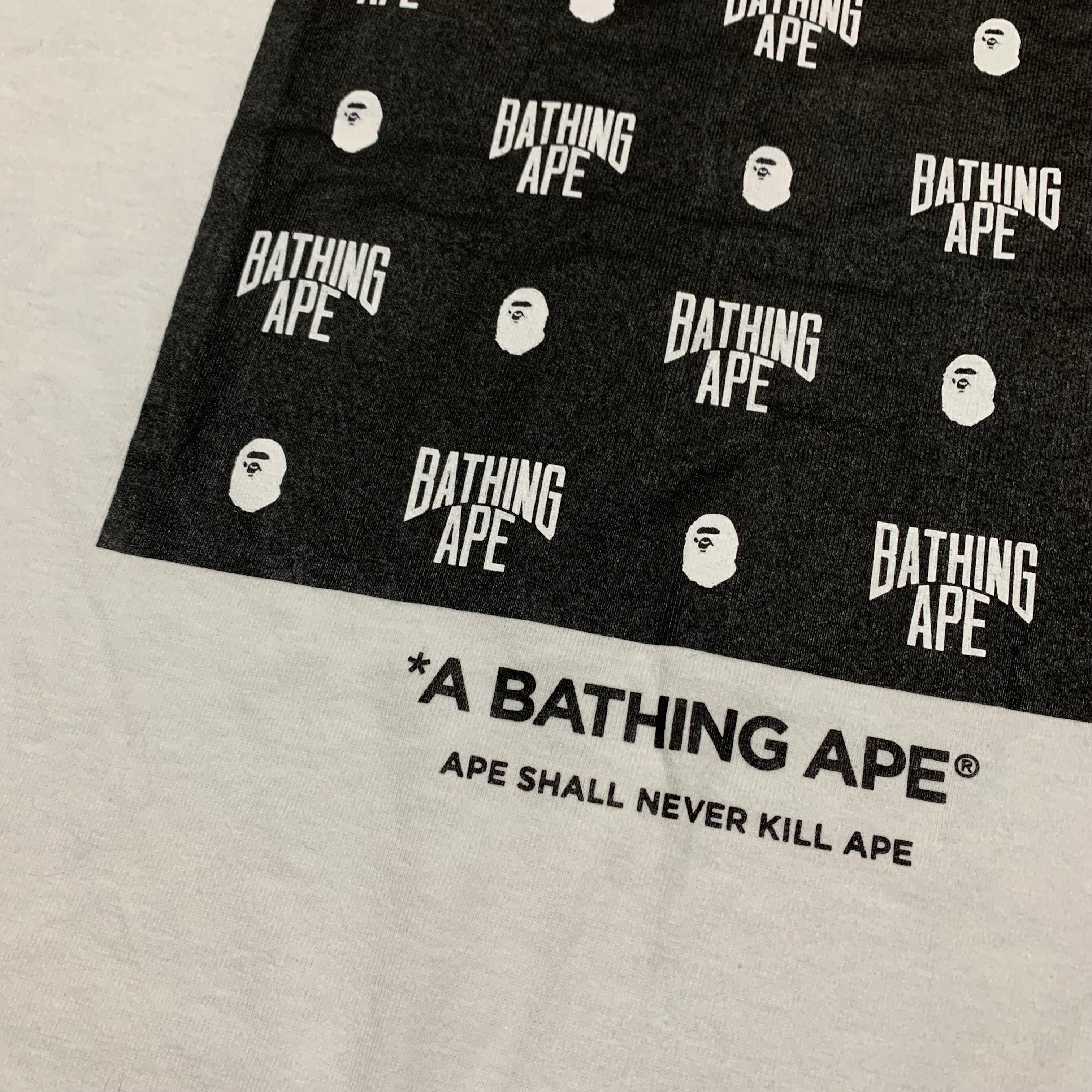 Bape Medium Graphic A Bathing Ape White Tee