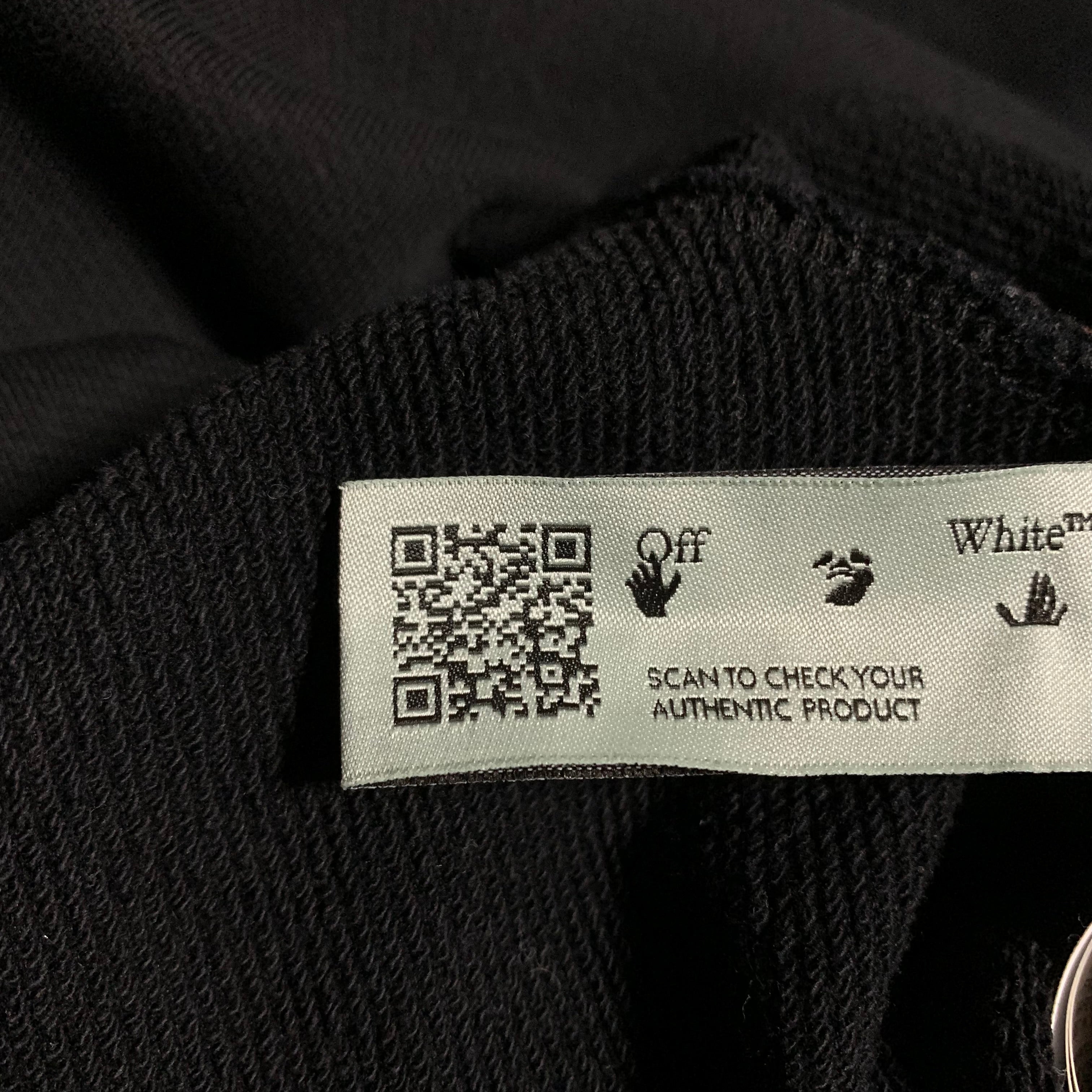Off White XS Arrows Black Birds Black Sweatshirt Crewneck Virgil Abloh