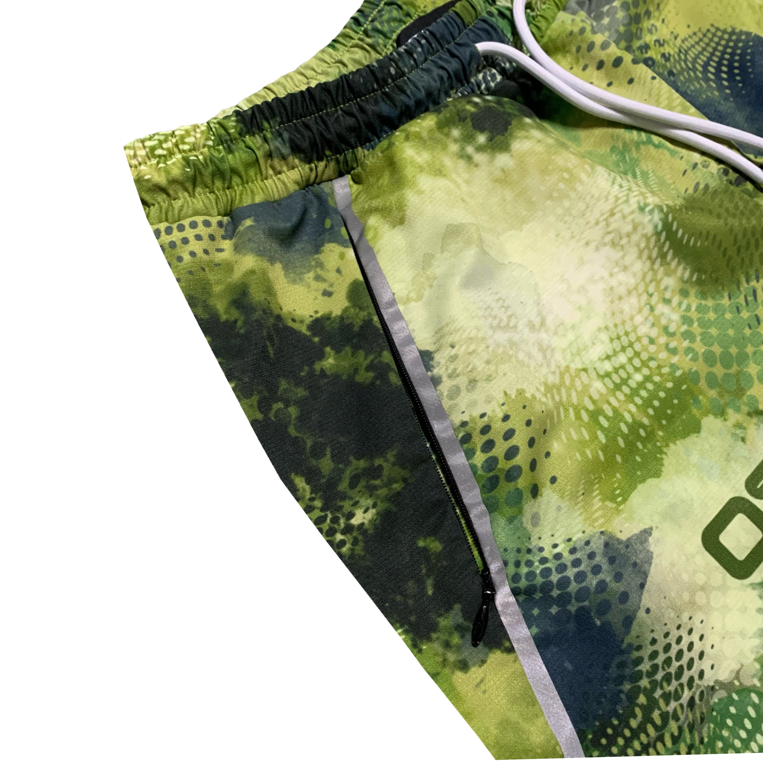 Off White Small Shorts Active Camo Green Bottoms Virgil Abloh
