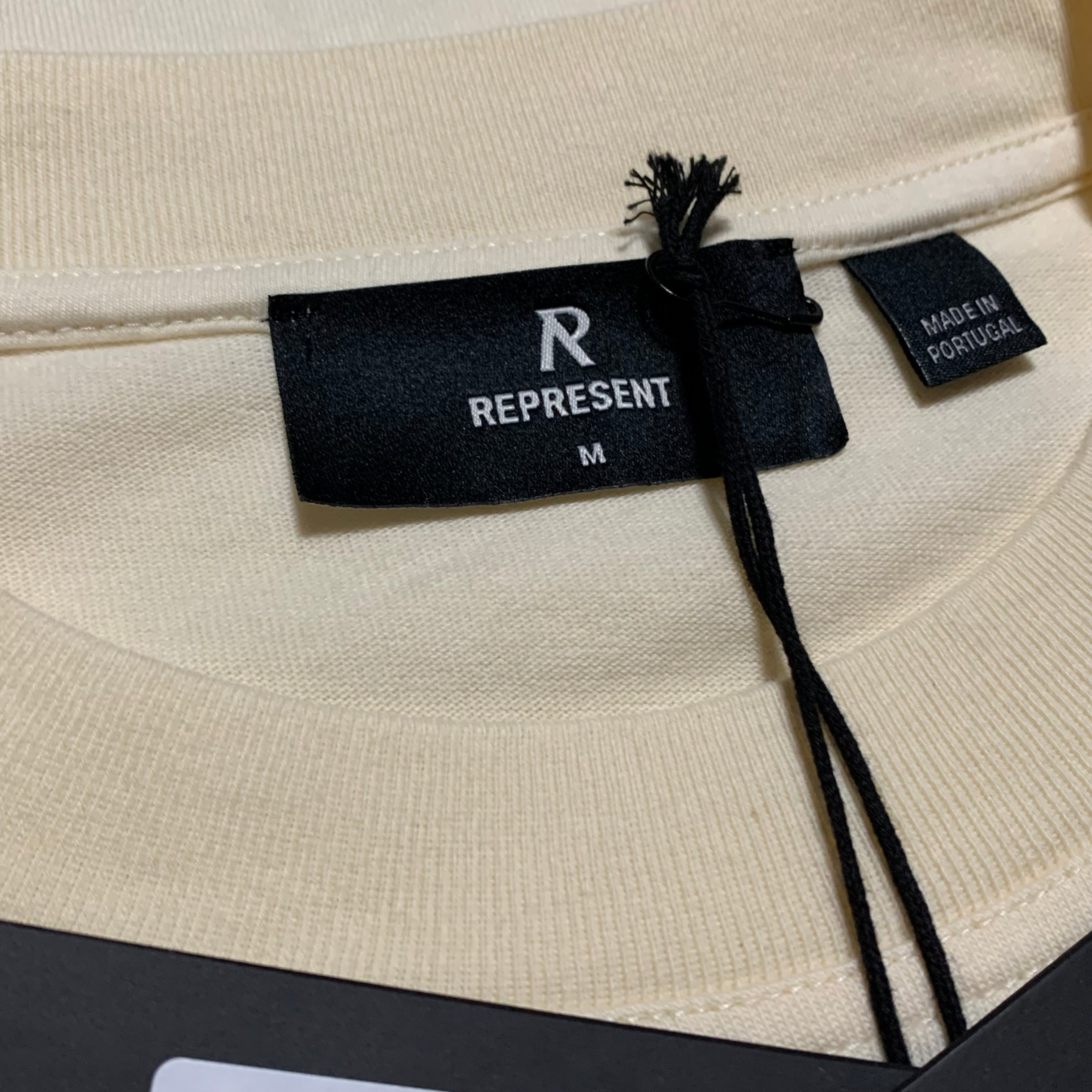 Represent Medium Patron Of The Club Buttercream Powder Blue Tee