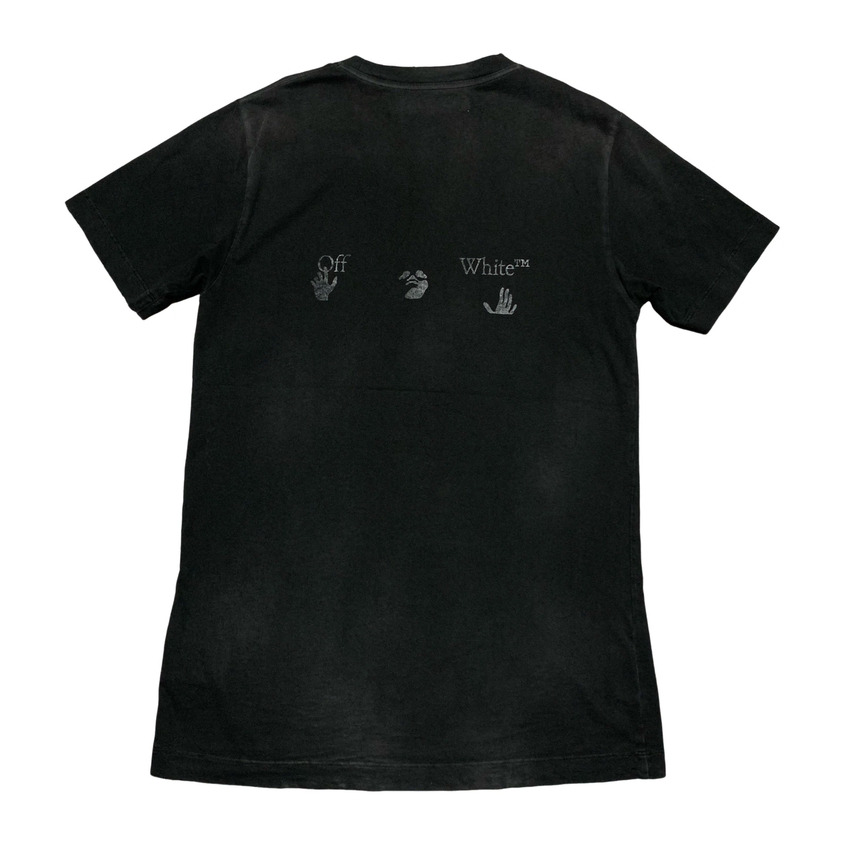 Off White Small Vintage Logo Black Tee Virgil Abloh