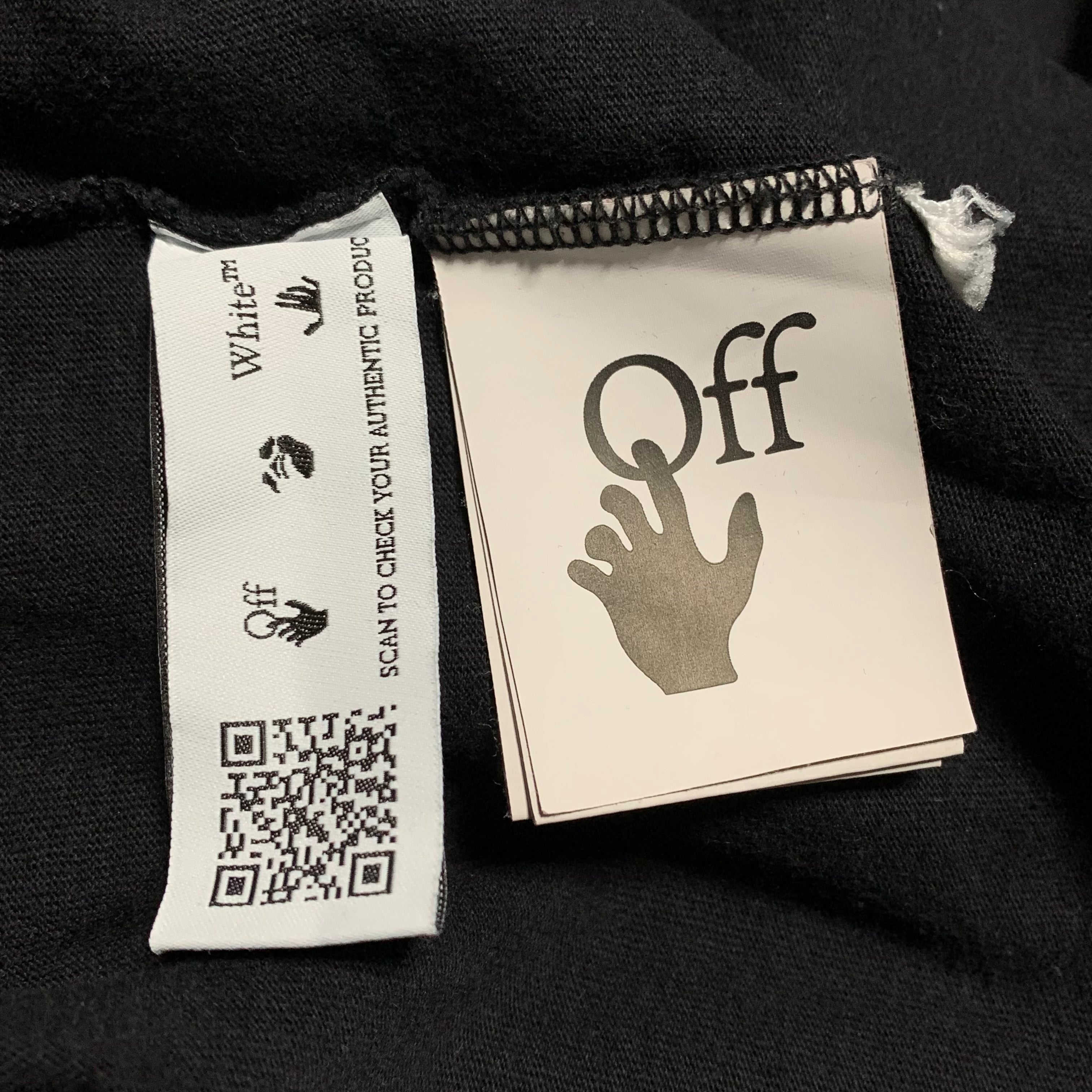 Off White Small Degrade Arrows Black Tee Virgil Abloh