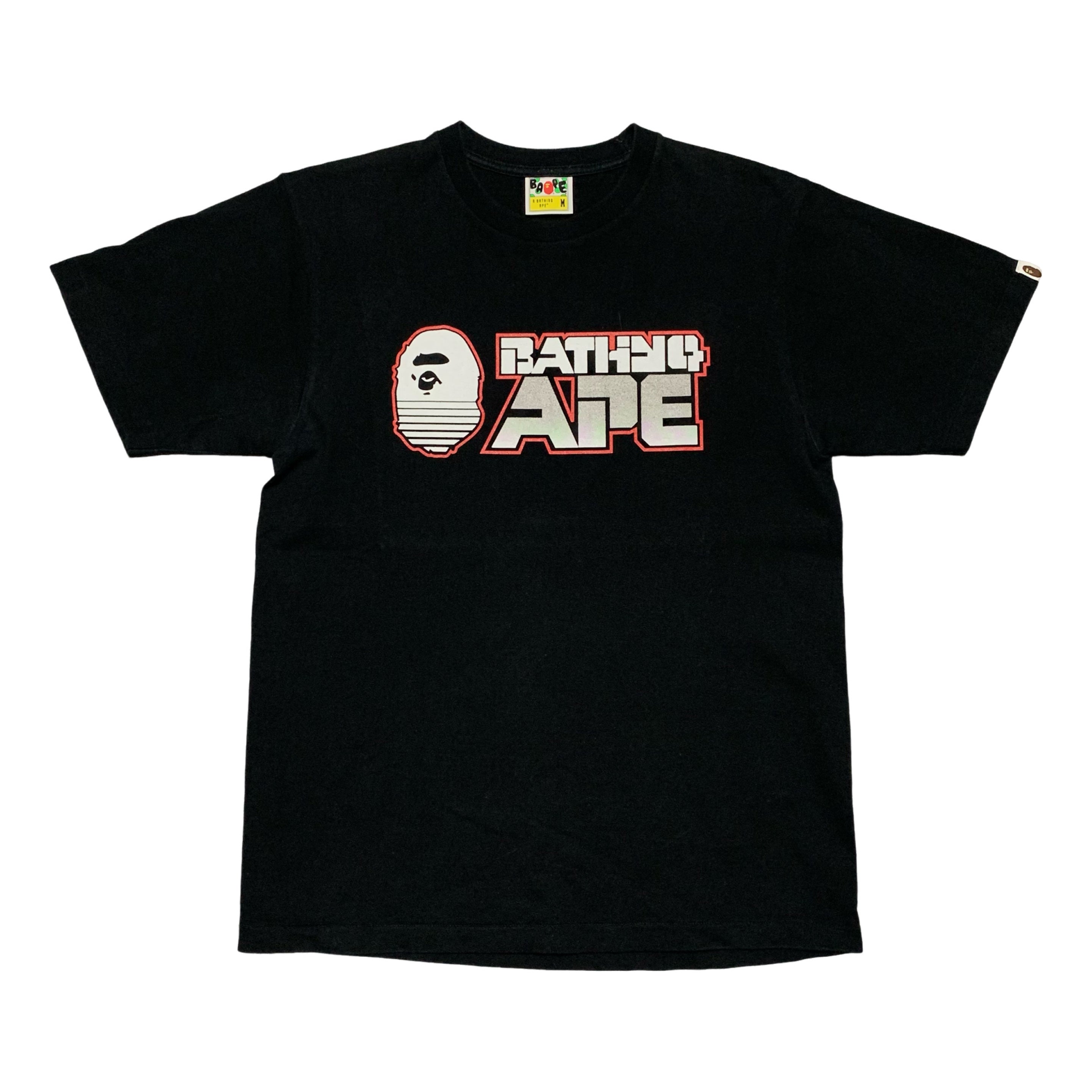 Bape Medium Bathing Ape Graphic Black Tee A Bathing Ape