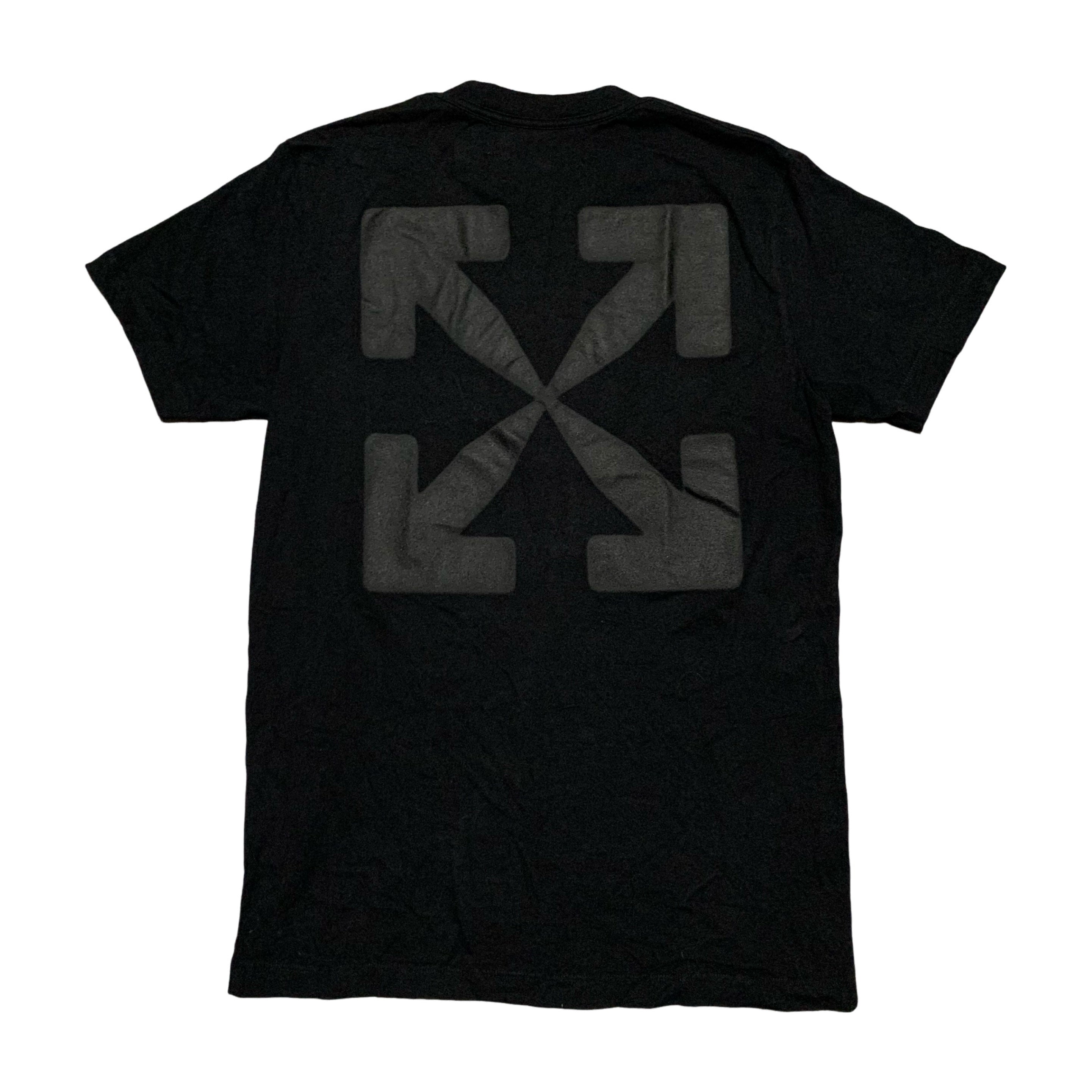 Off White Small Mona Lisa Blur Black Tee Virgil Abloh