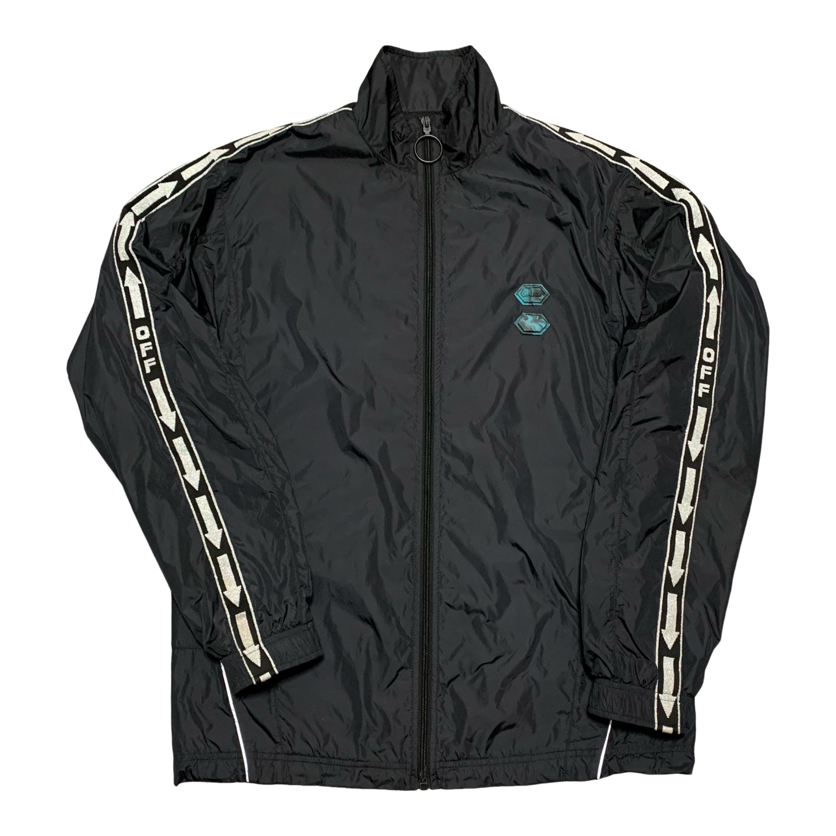 Off White Medium Track Jacket Black Track Top Virgil Abloh