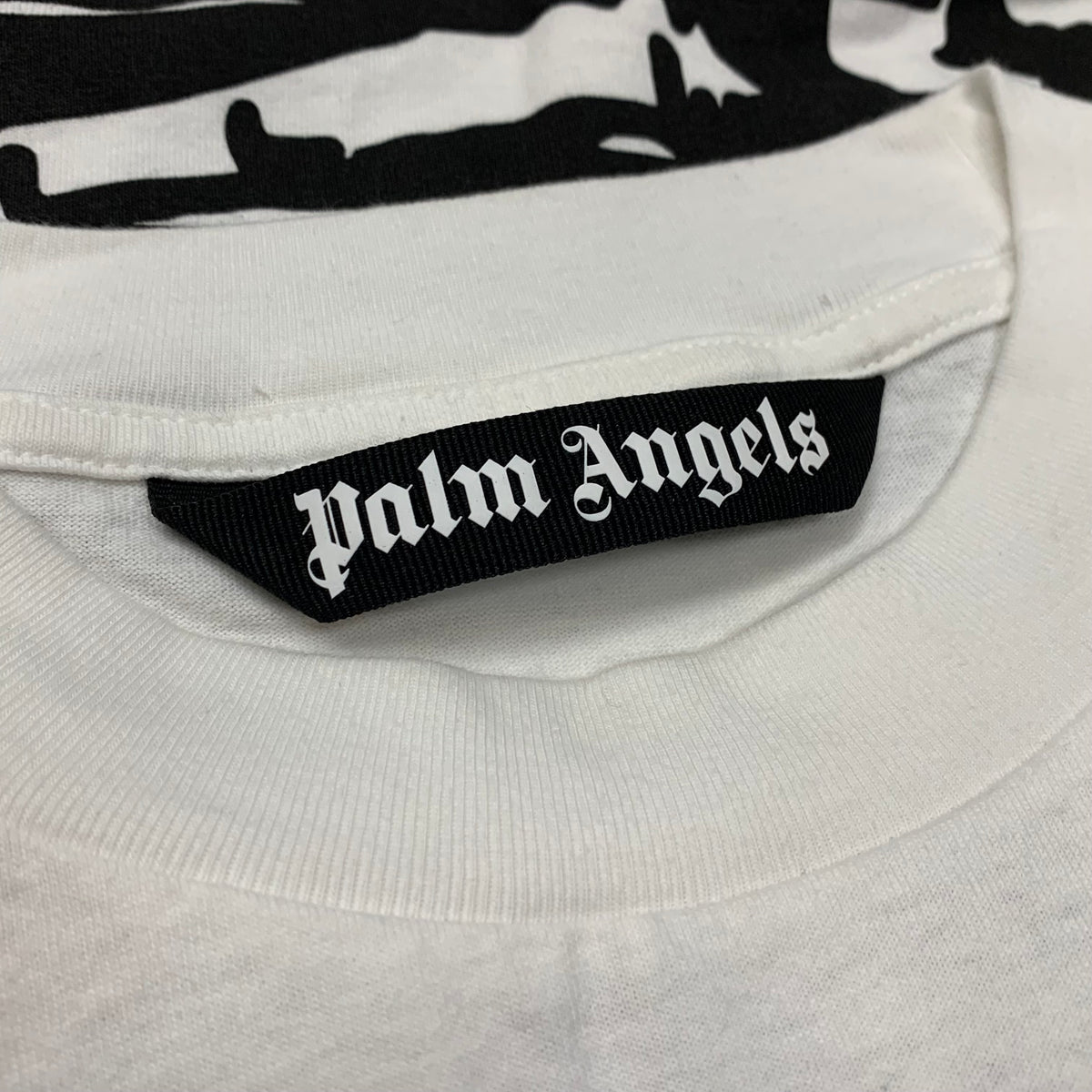 Palm Angels Large Tee Moneygram Haas F1 Team Miami White T-Shirt