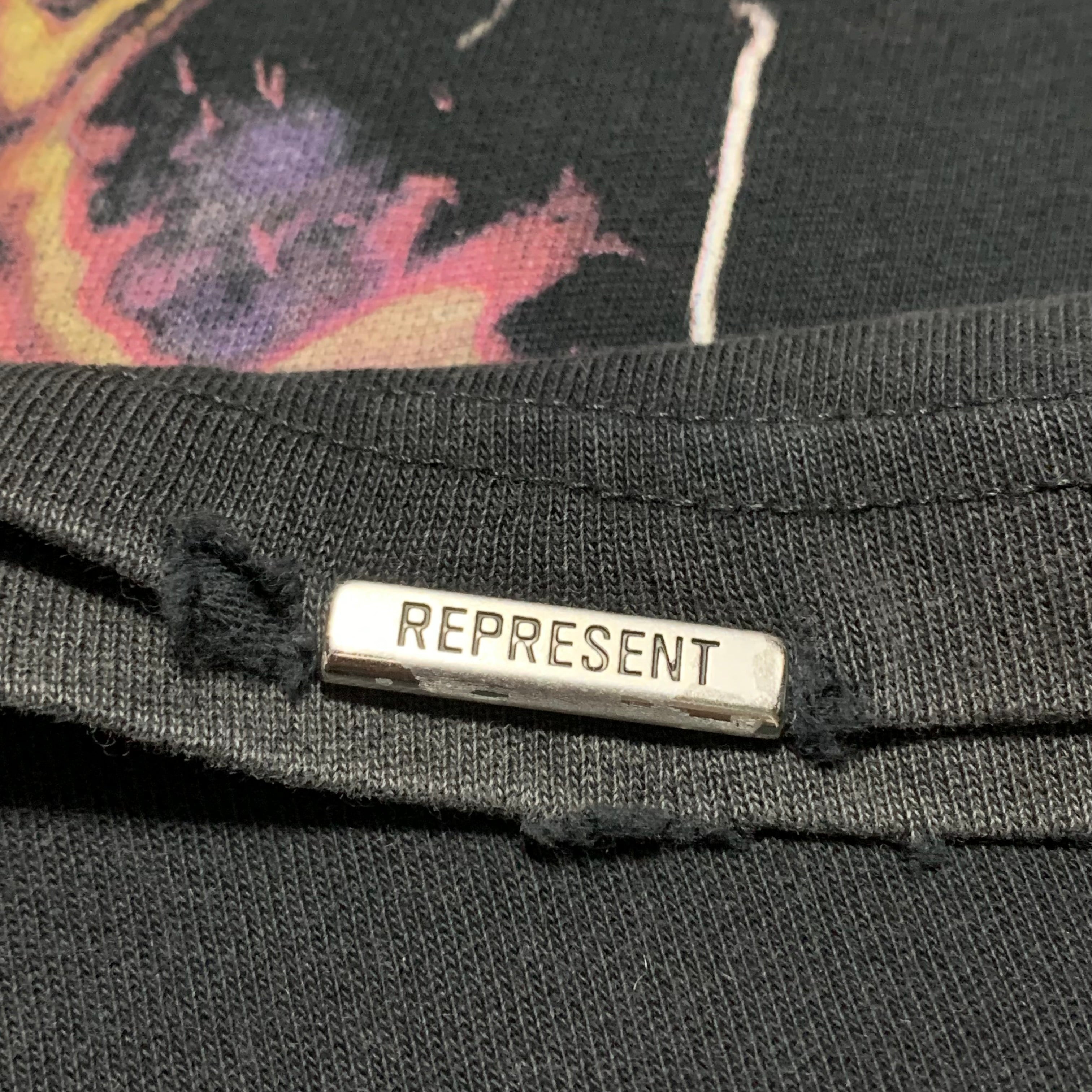Represent XL Spirit Reaper Vintage Black Tee