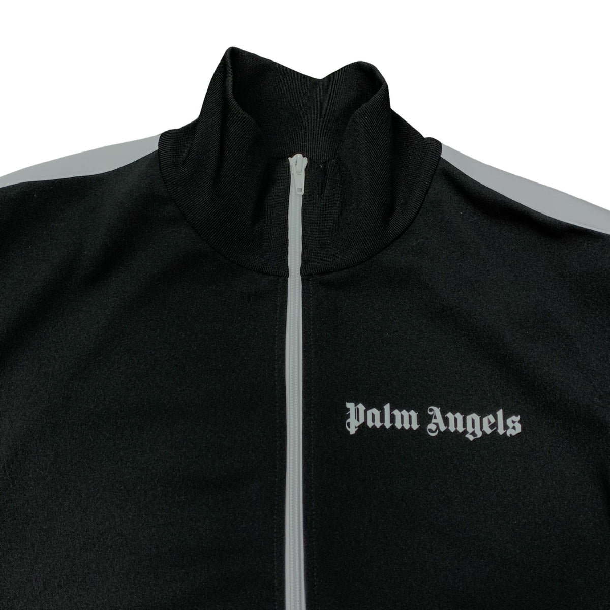 Palm Angels Large Jacket Black Classic Stripe Track Jacket