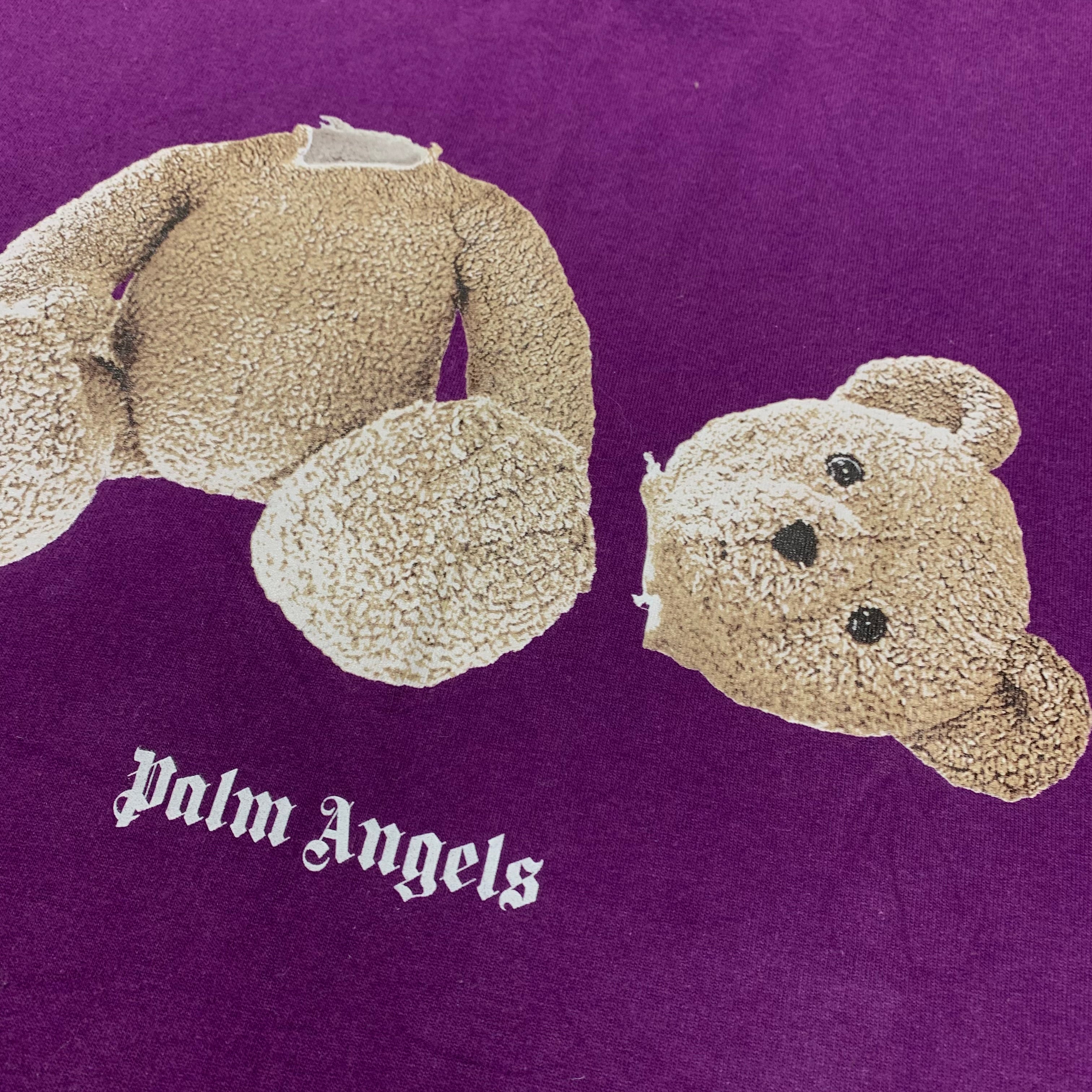 Palm Angels Medium Tee Bear Classic Purple T-Shirt