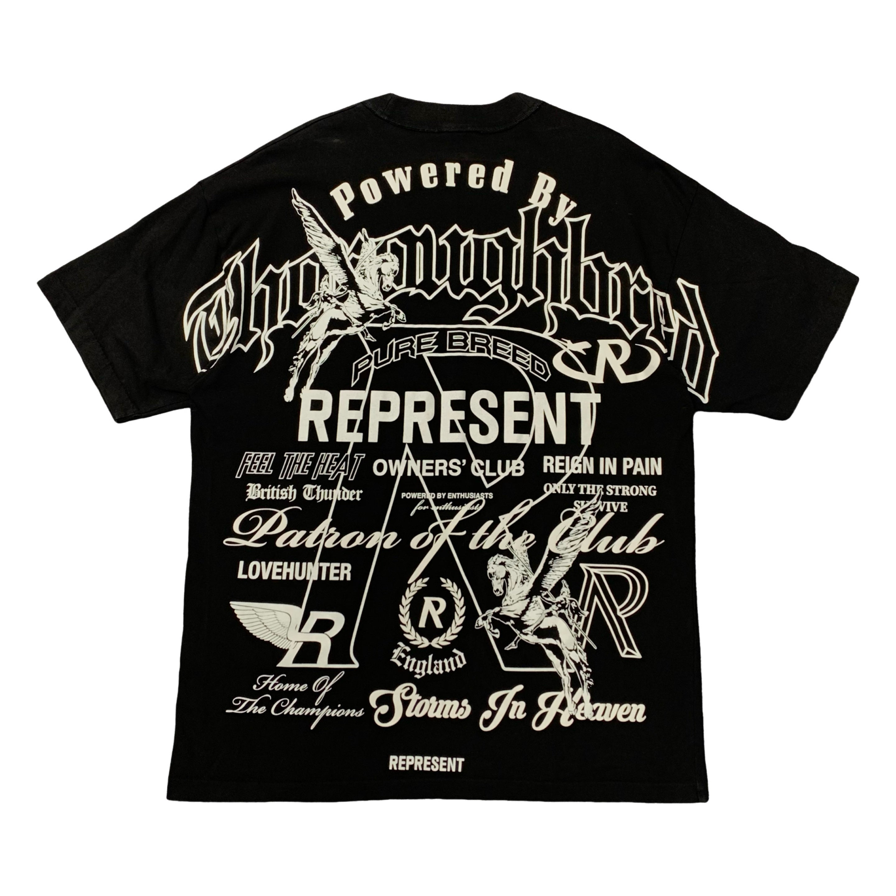 Represent Small Tee Icons Collection Jet Black T-Shirt