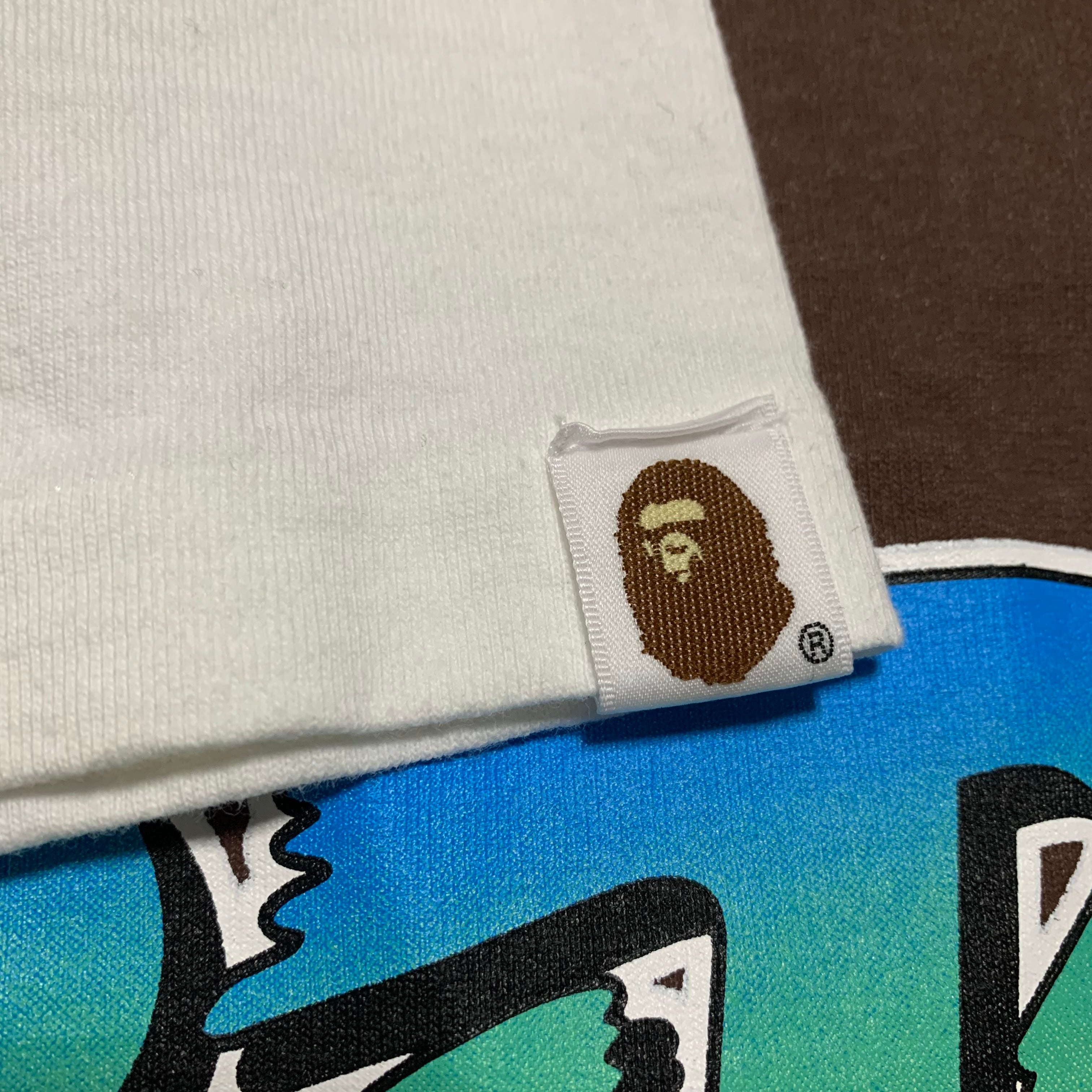 Bape Medium Japan Culture Karate White Tee A Bathing Ape