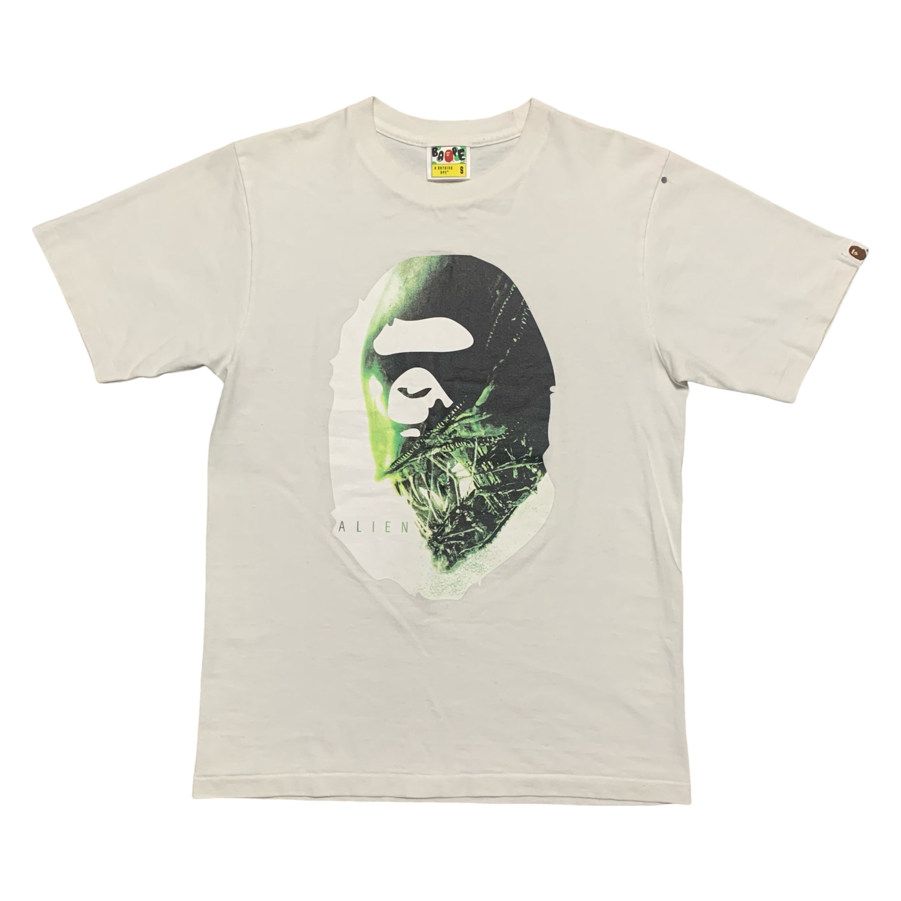 Bape Small Alien Poster Ape Head White Tee A Bathing Ape 2017