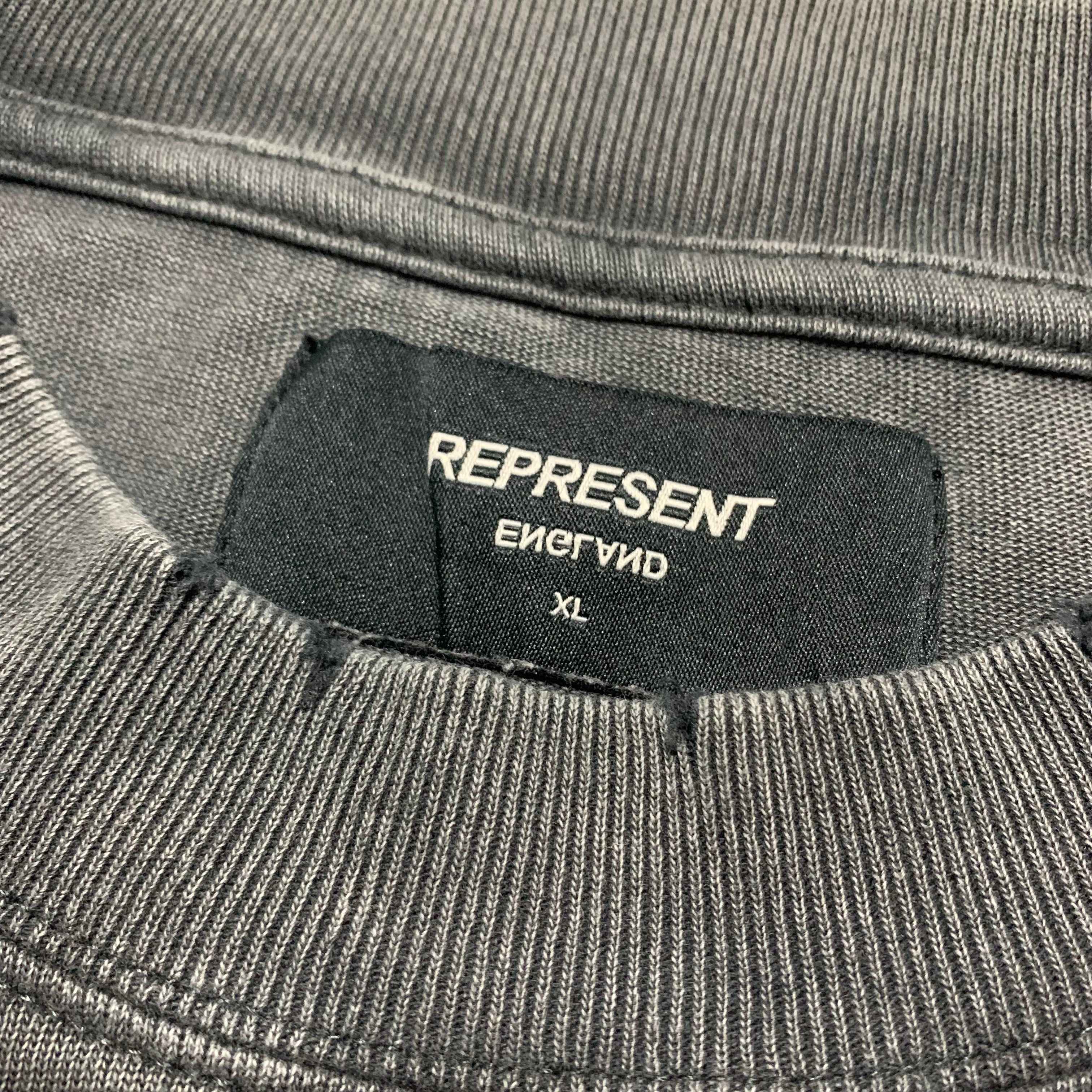 Represent XL Rep N Resent Vintage Grey Tee
