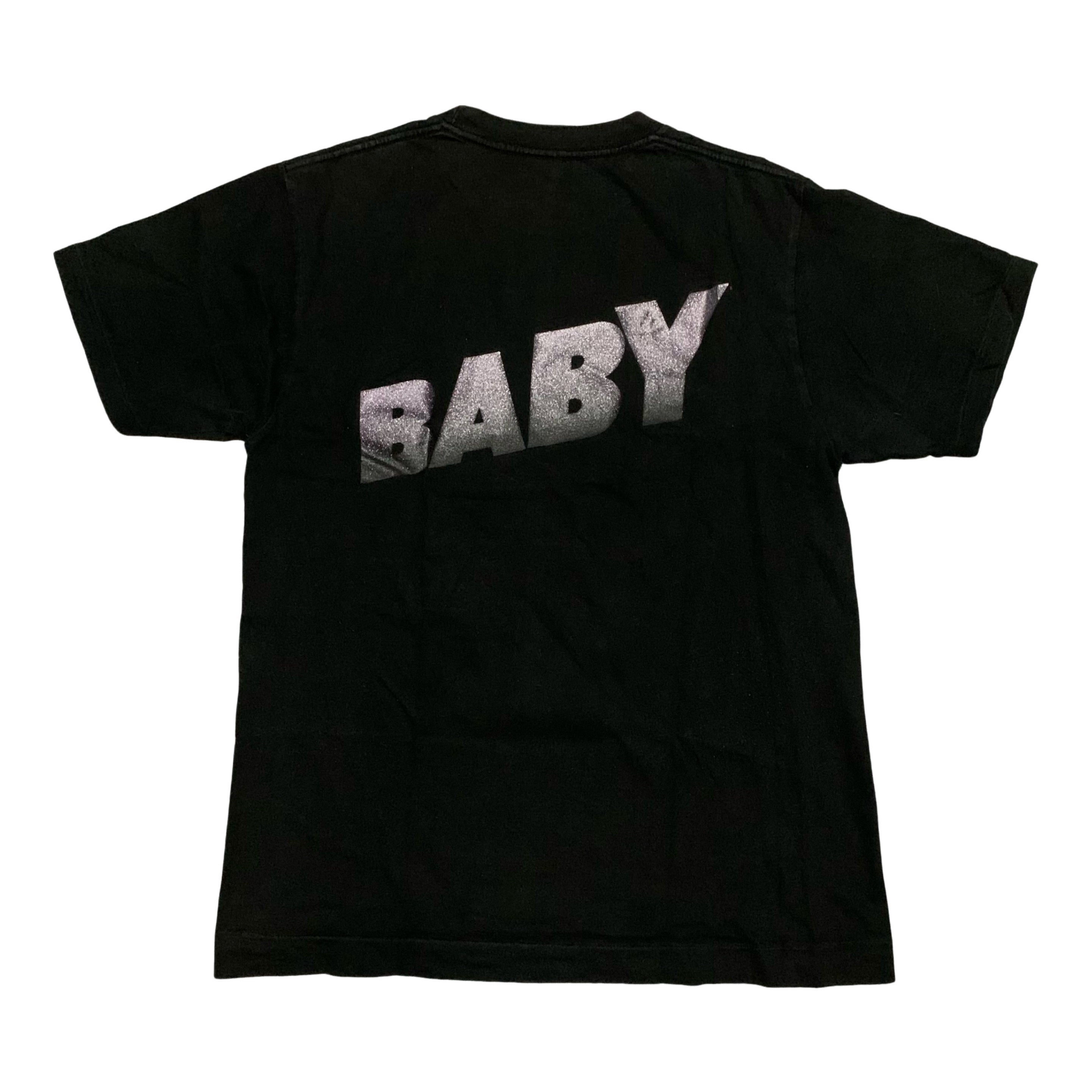 Bape Medium Eyes Graphic Black Tee A Bathing Ape Vintage 90s Baby