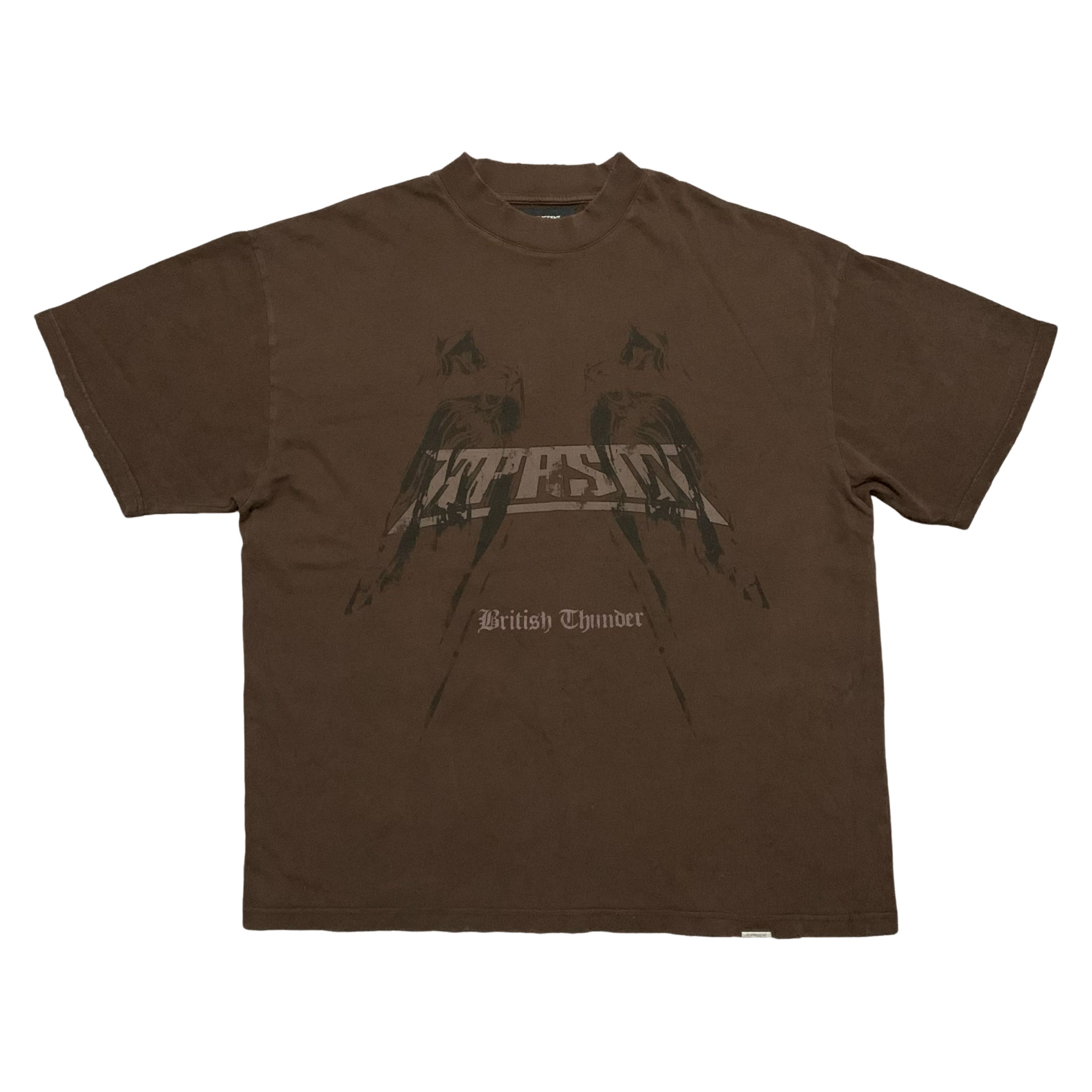 Represent Large British Thunder Vintage Brown Tee