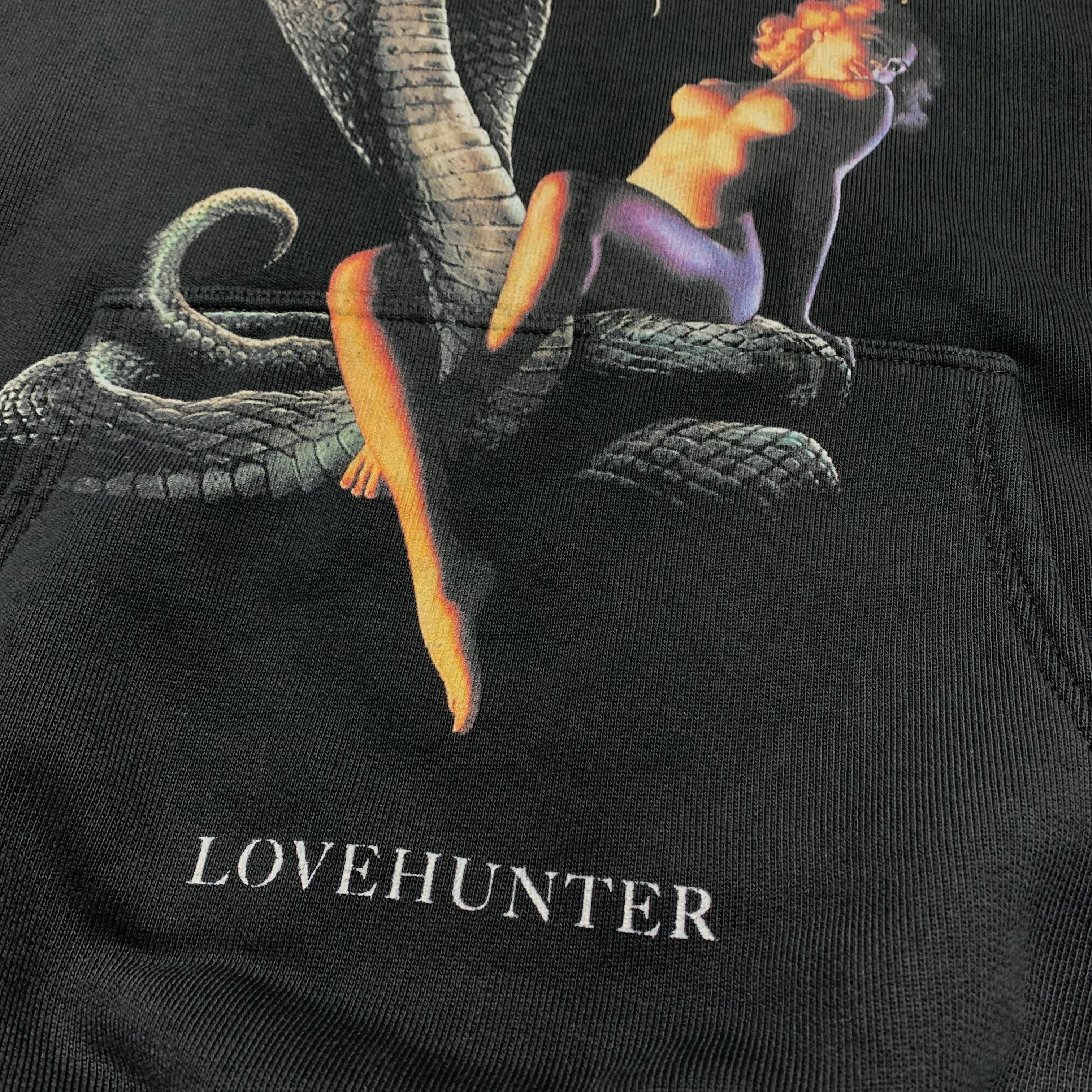 Represent Small Love Hunter Vintage Black Hoodie