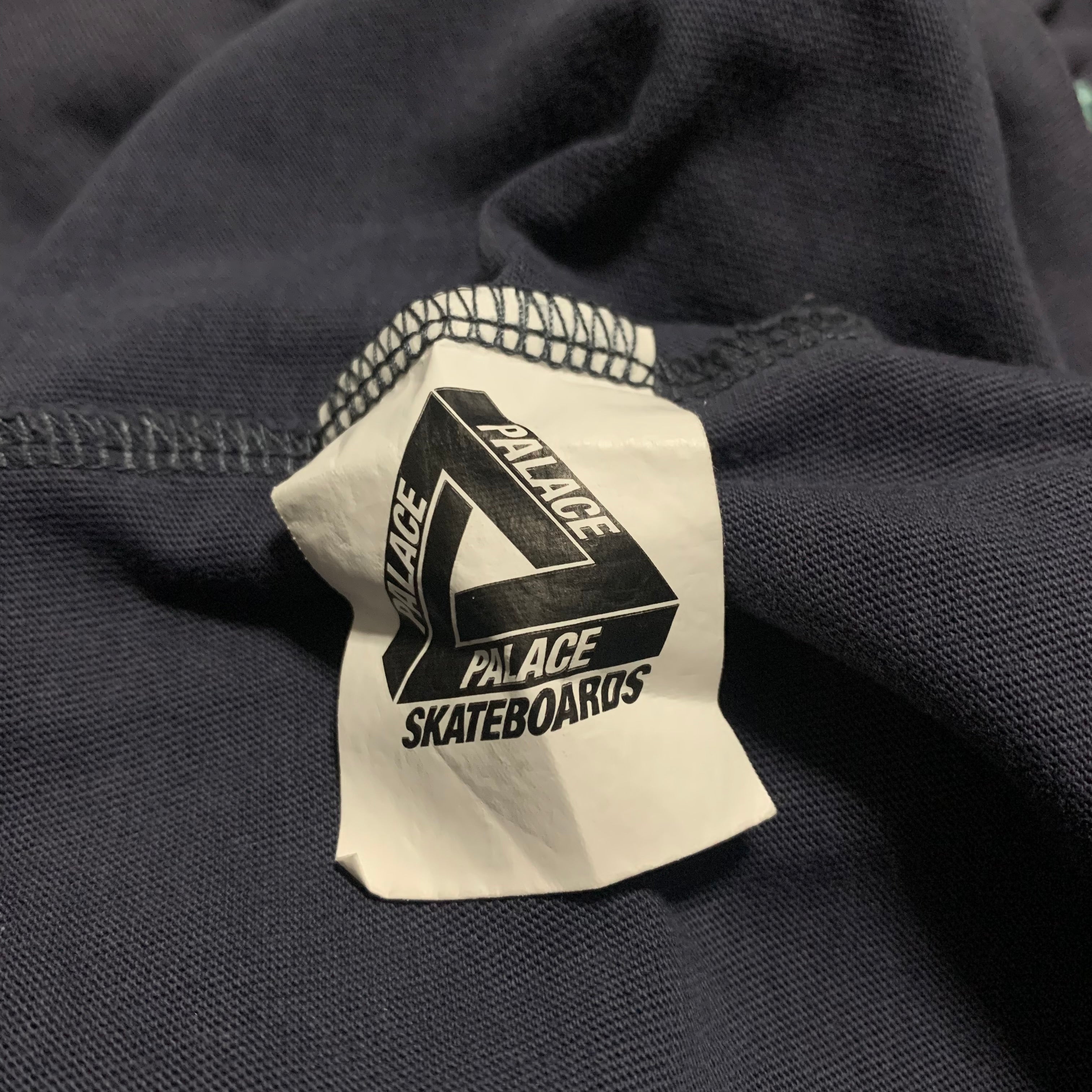 Palace Medium Tri-Eye Navy Blue Tee Ferg Triangle 2021