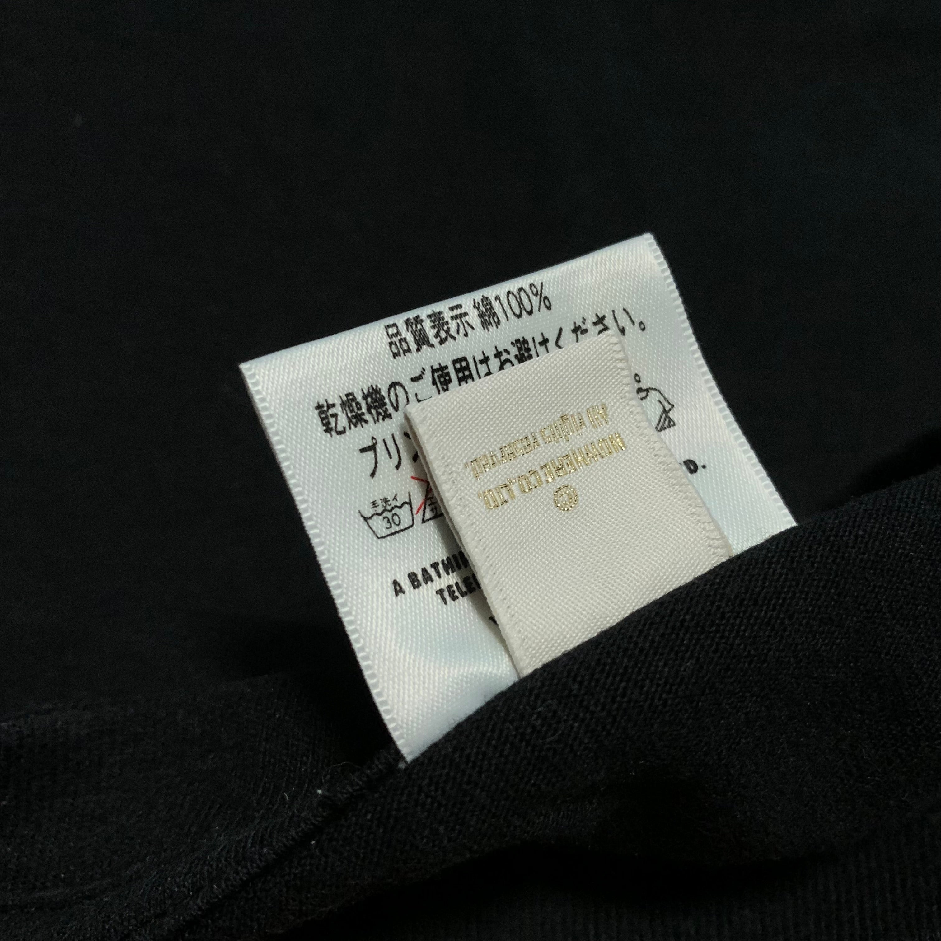 Bape Small Big Ape Head Baby Milo Black Tee