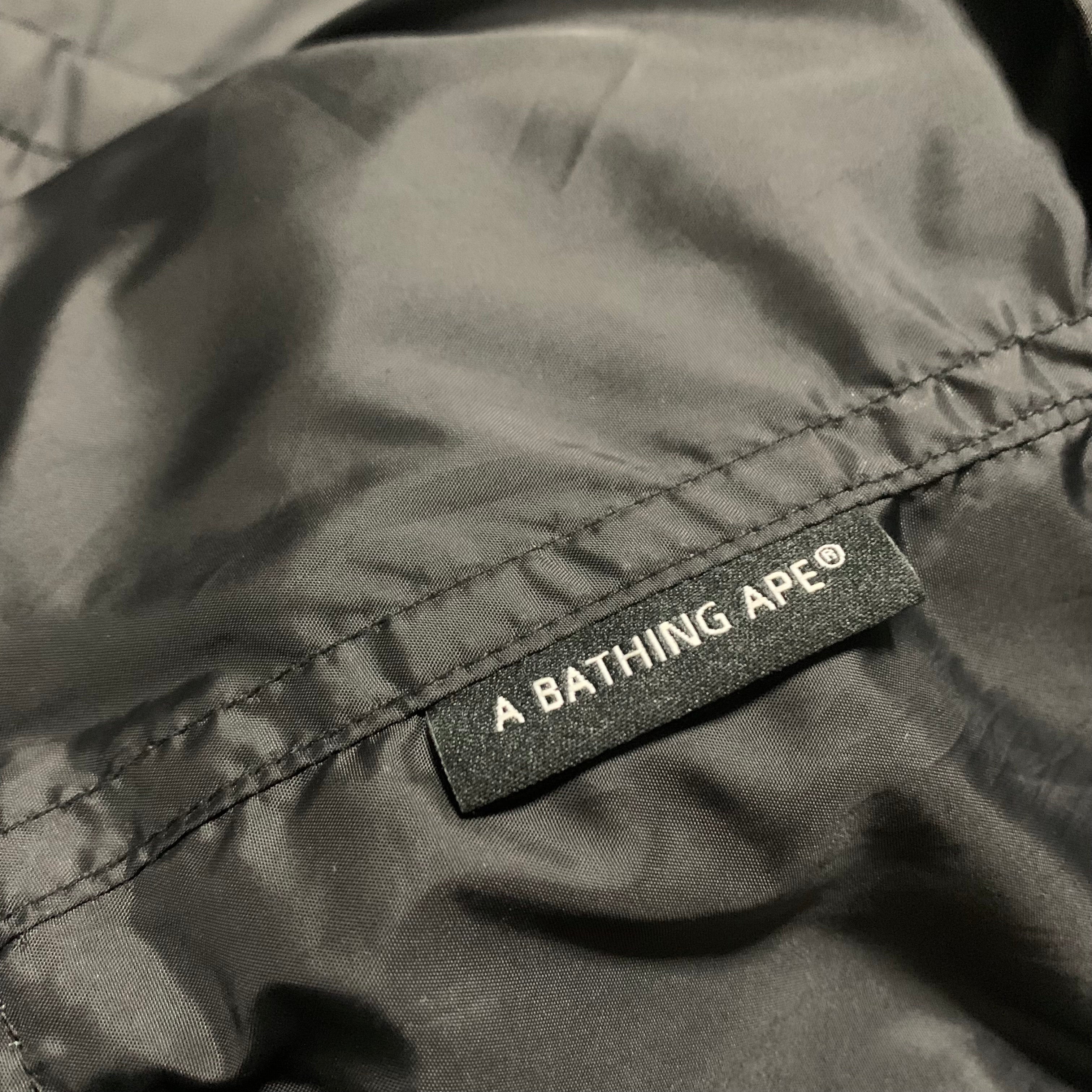 Bape Small Shark Snowboard Down Puffer Jacket Black A Bathing Ape 2022 (RRP £599)
