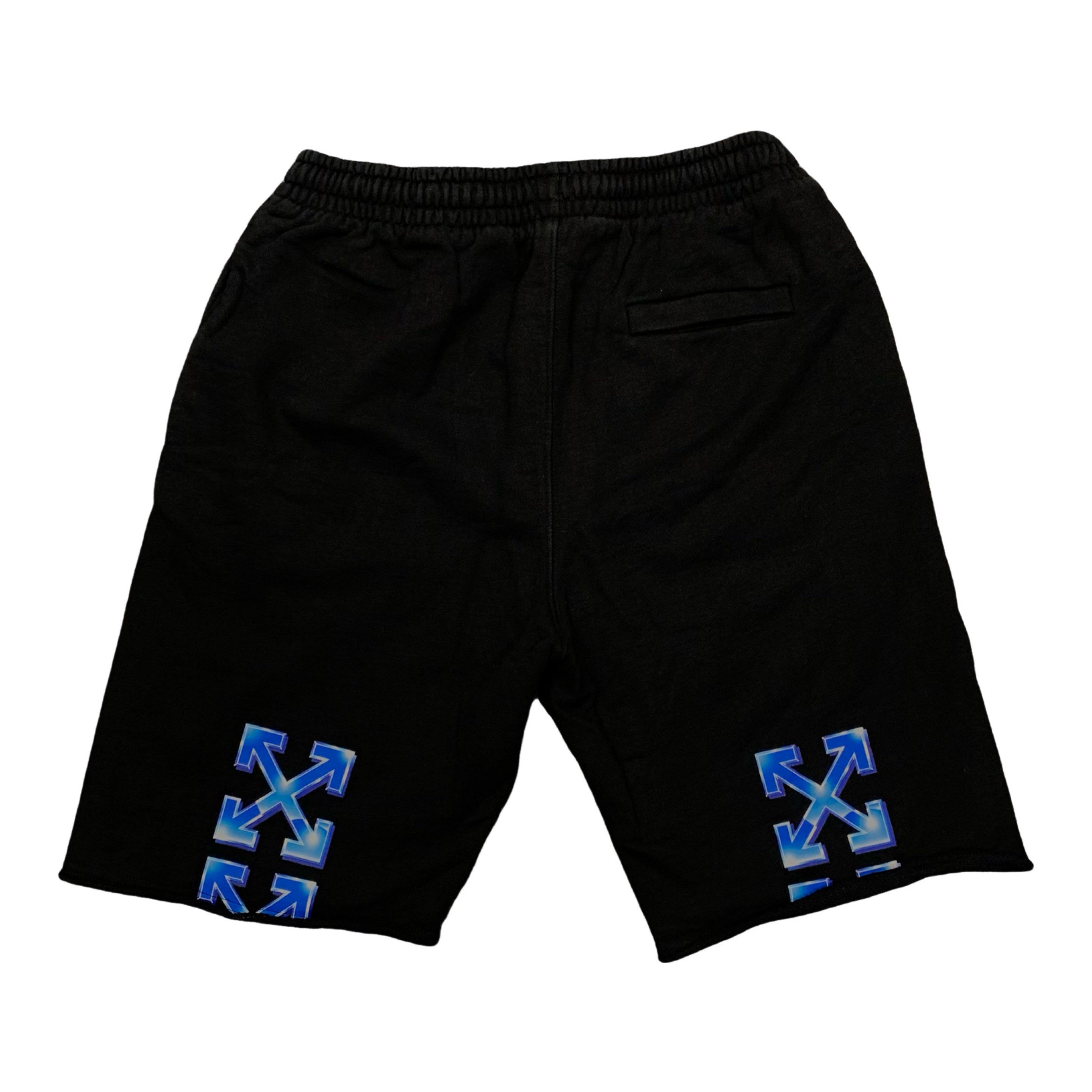 Off White Medium Shorts Metal Black Jogger Bottoms Virgil Abloh