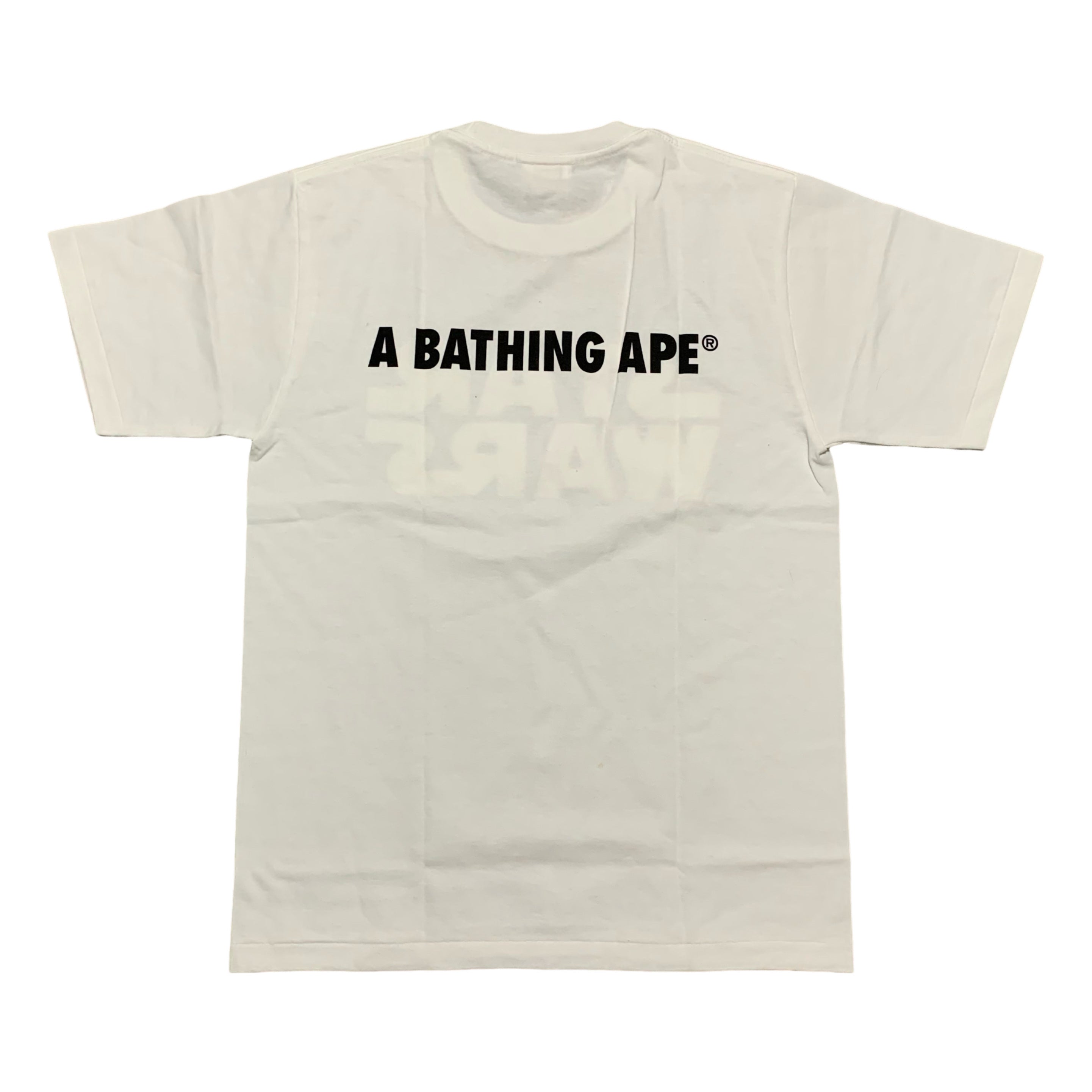 Bape Small Star Wars Darth Vader Concept Art White Tee A Bathing Ape