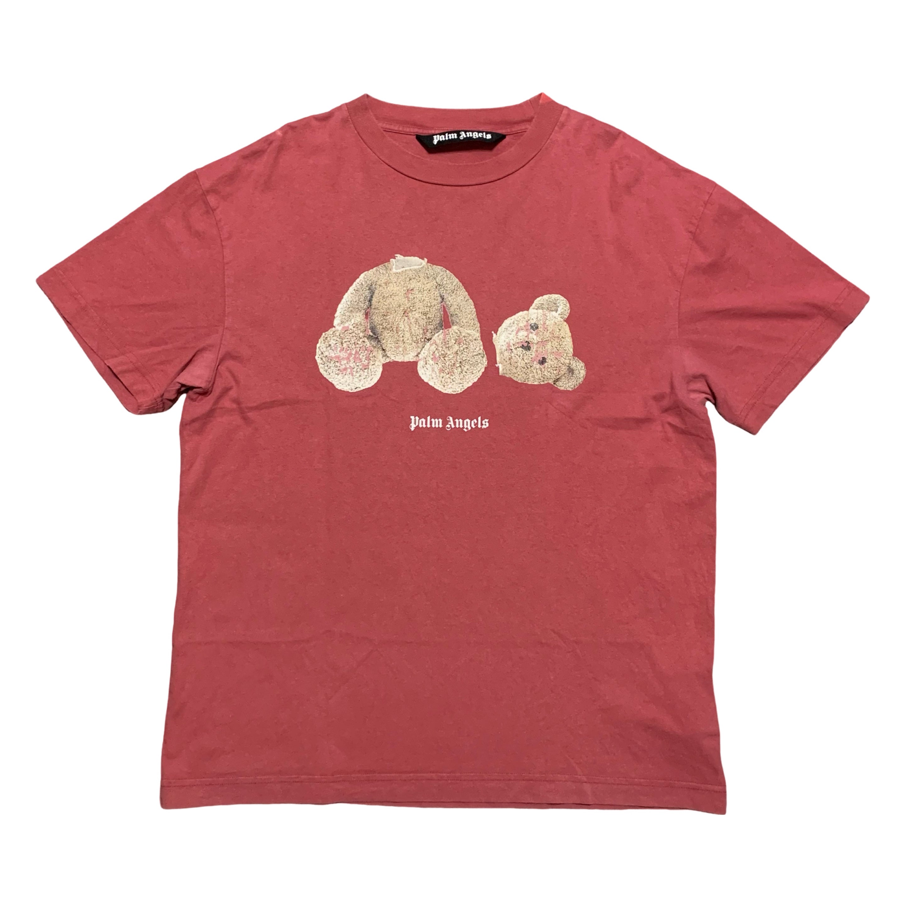 Palm Angels Large Kill The Bear Coral Pink Tee