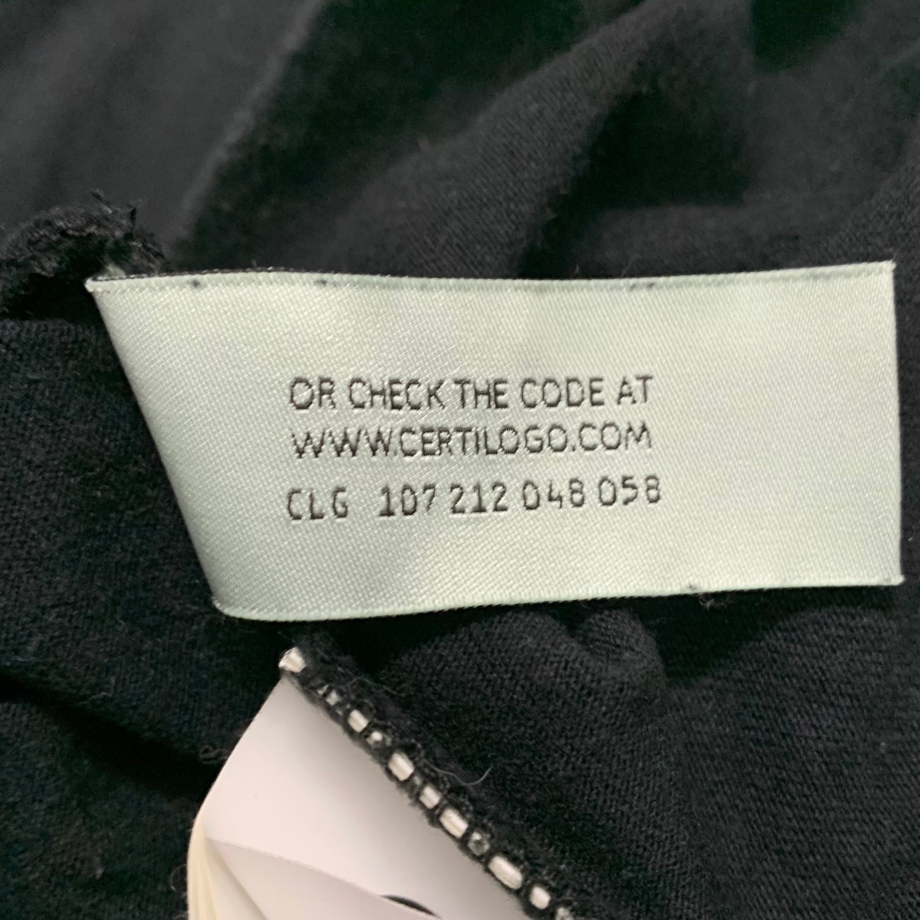 Off White XS Tee Stencil Arrows Black T-Shirt Virgil Abloh