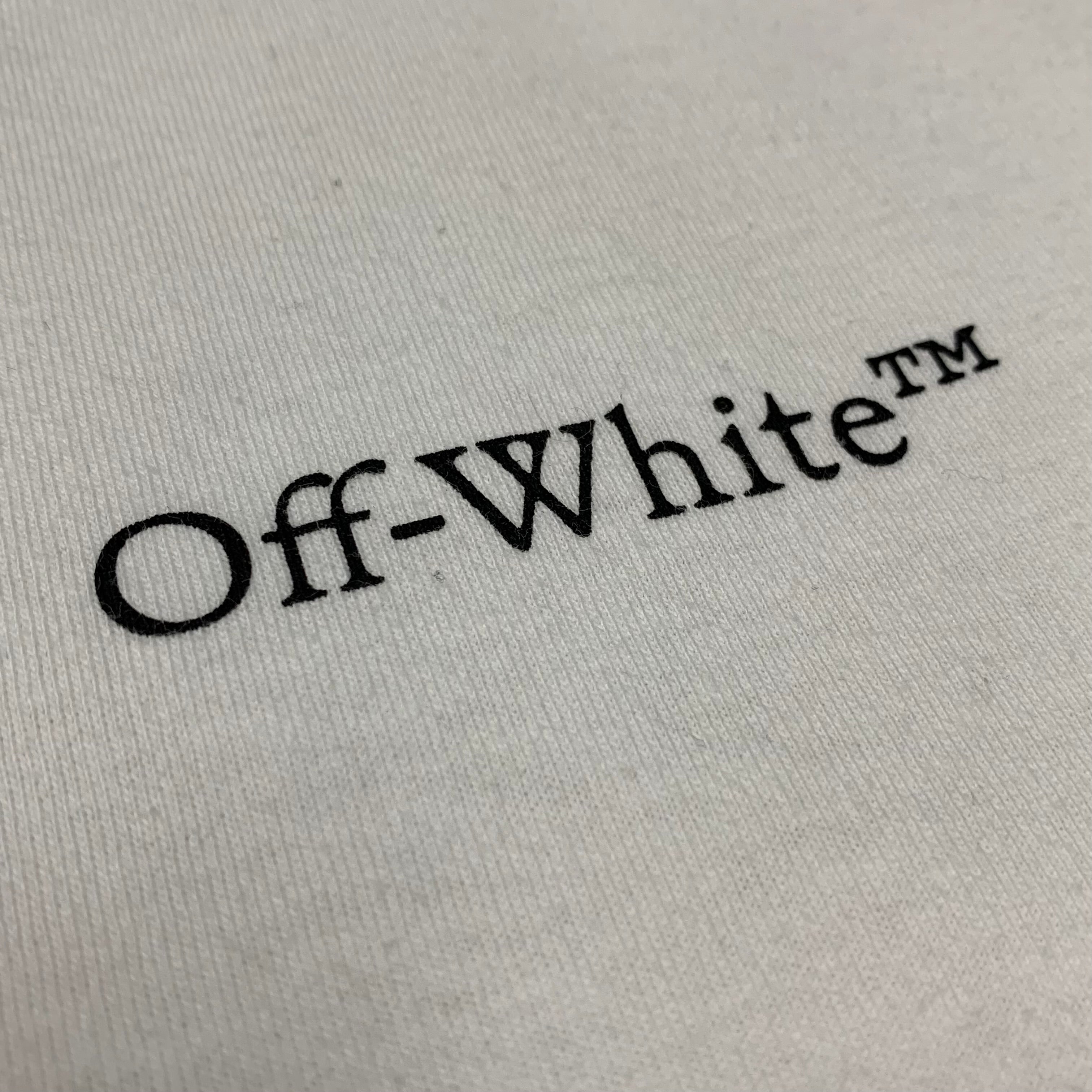 Off White Large Tee Caravaggio Graphic White T-Shirt Virgil Abloh