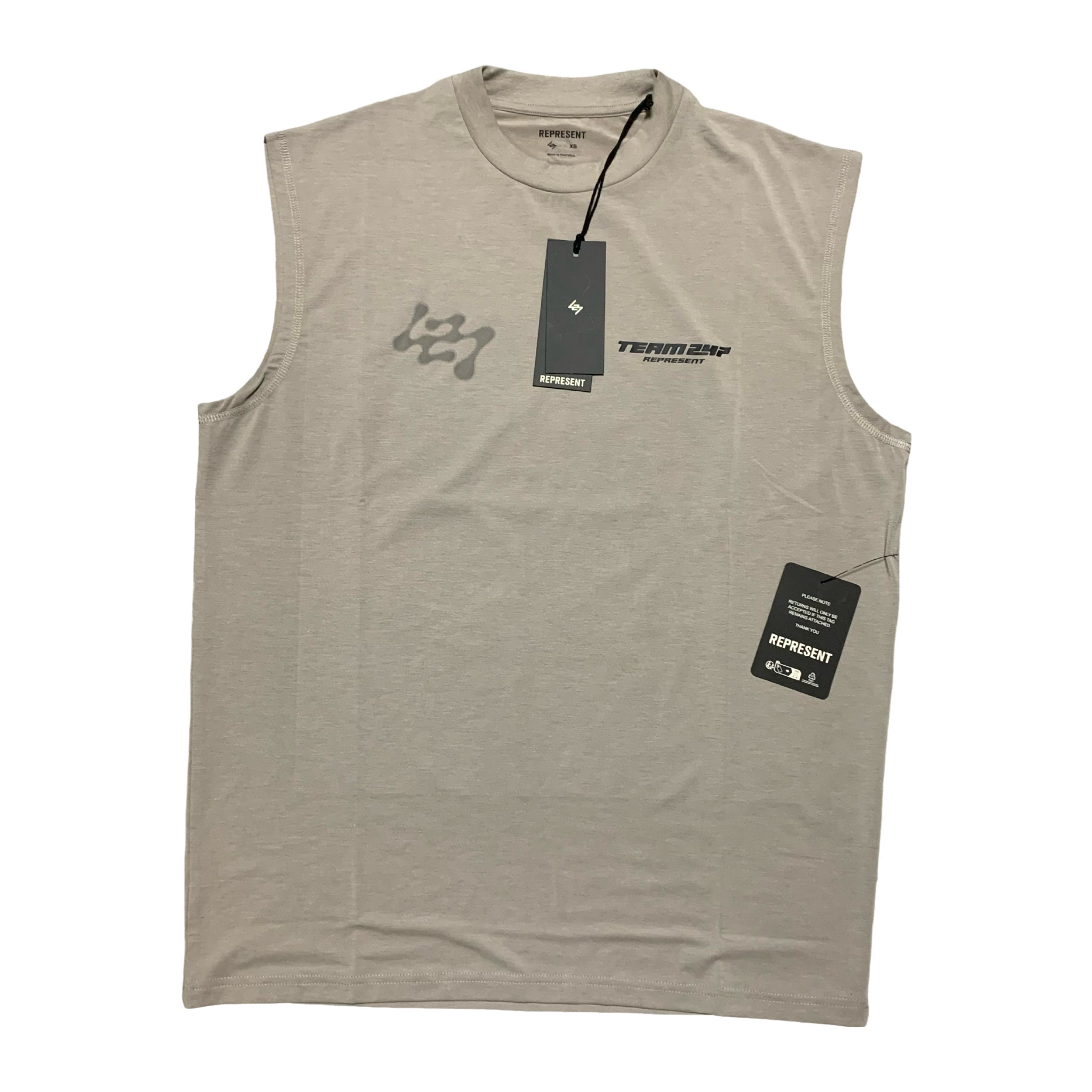 Represent XS 247 Tank Top Moonrock Oversized