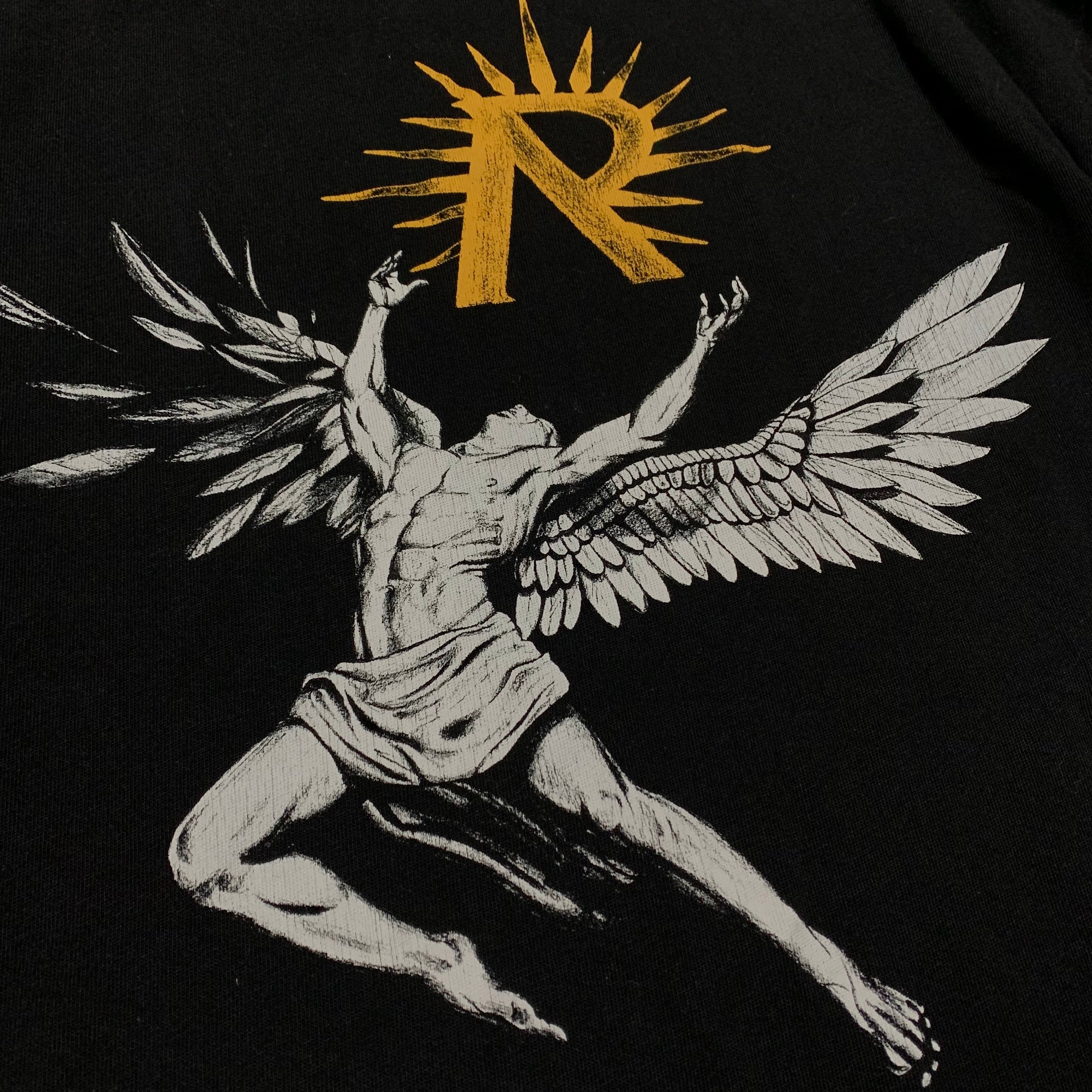Represent Medium Icarus Jet Black Tee